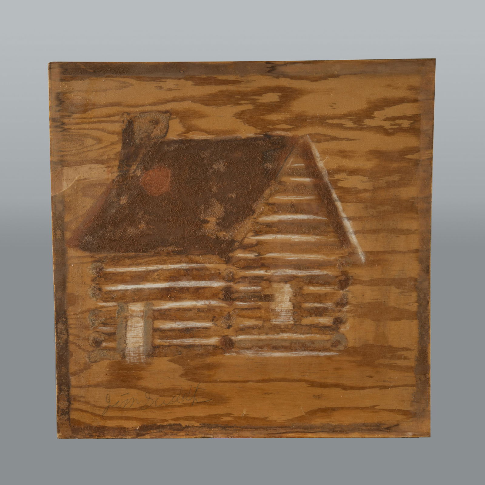 Jimmy Lee Sudduth Folk Art Painting (1 of 4)