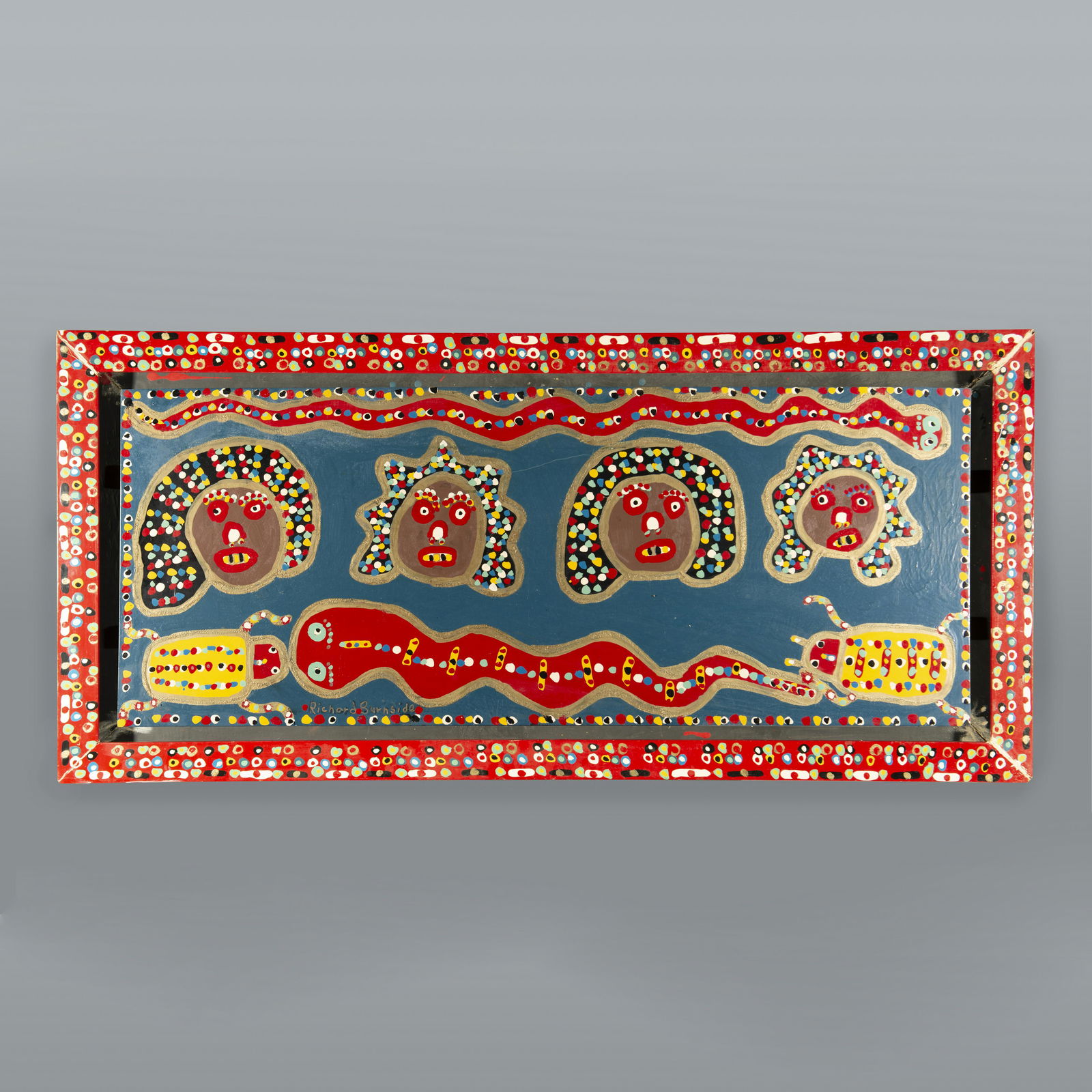 African American Richard Burnside Folk Art Painting (1 of 5)