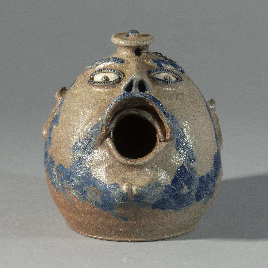 Billy Ray Hussey Face Jug bird house (1 of 5)