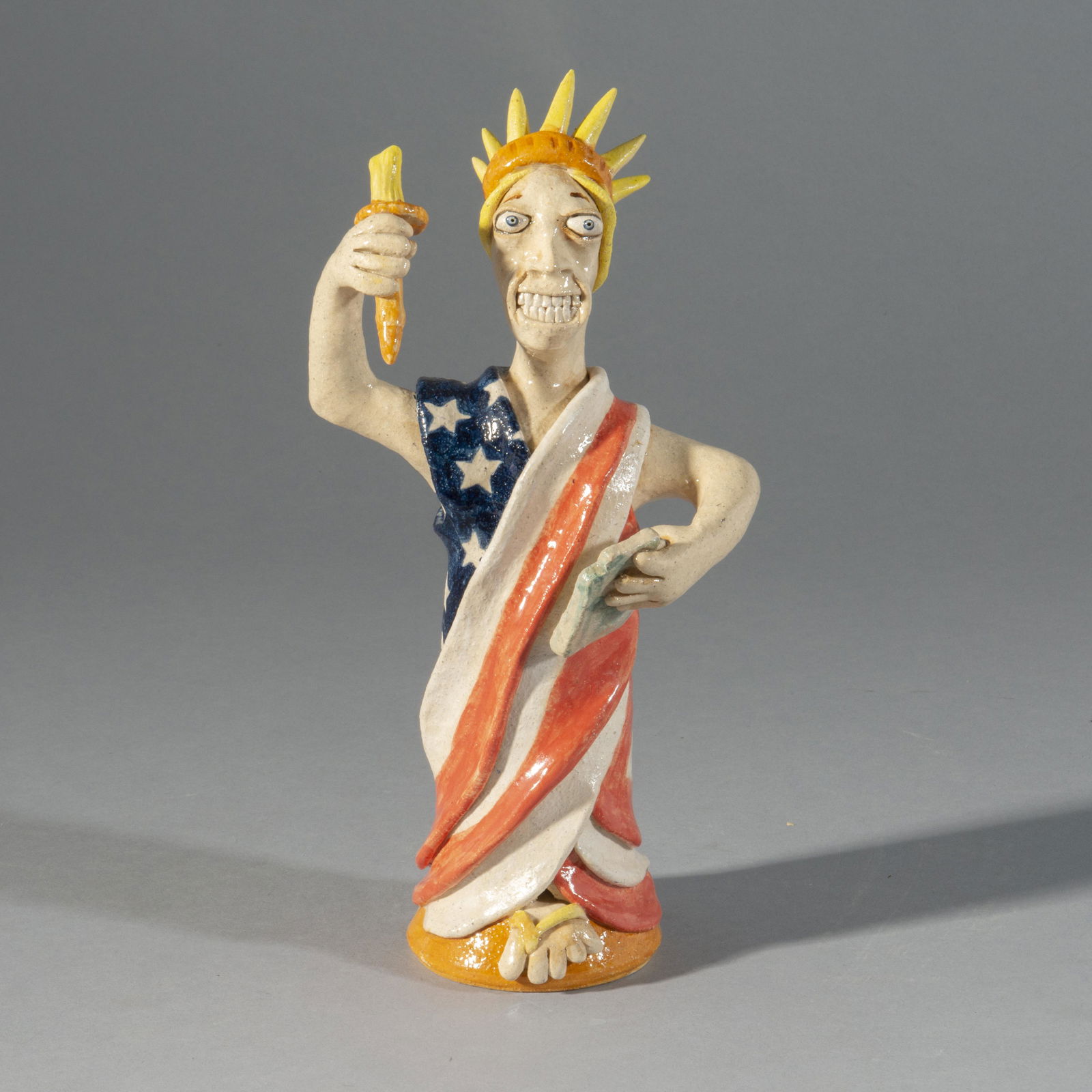 Stacy Lambert Pottery Statue of Liberty (1 of 5)