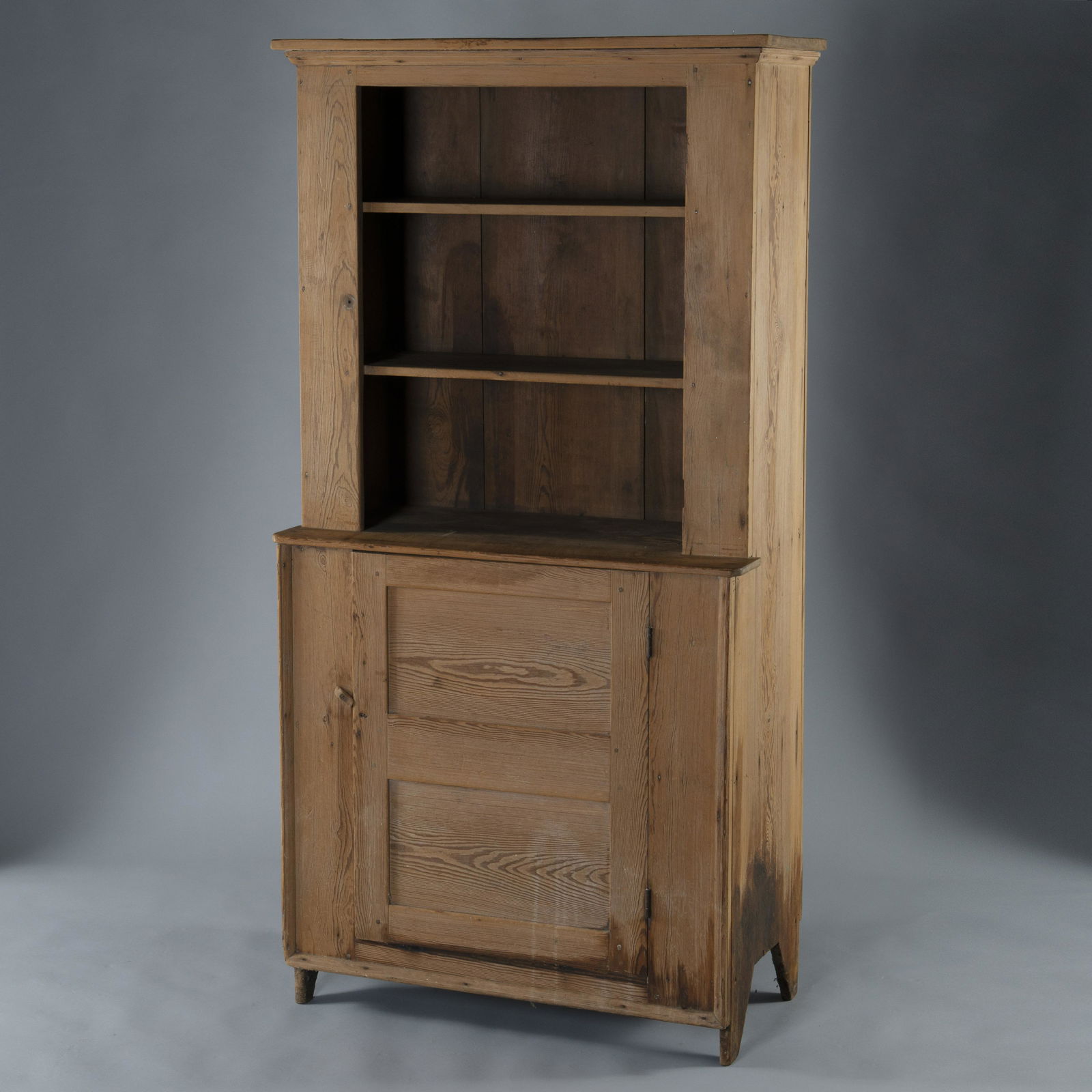 Yellow Pine Step Back Cupboard (1 of 6)