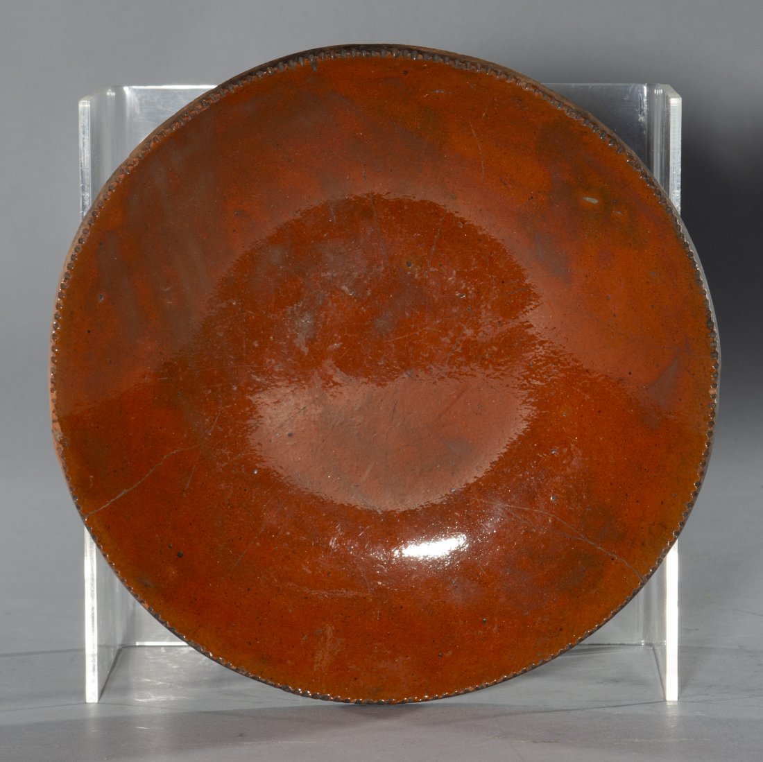 Redware Dirt Dish PA Pie Plate (1 of 4)