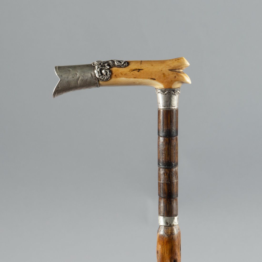 Antique Sterling Silver Sailors Walking Stick (1 of 8)