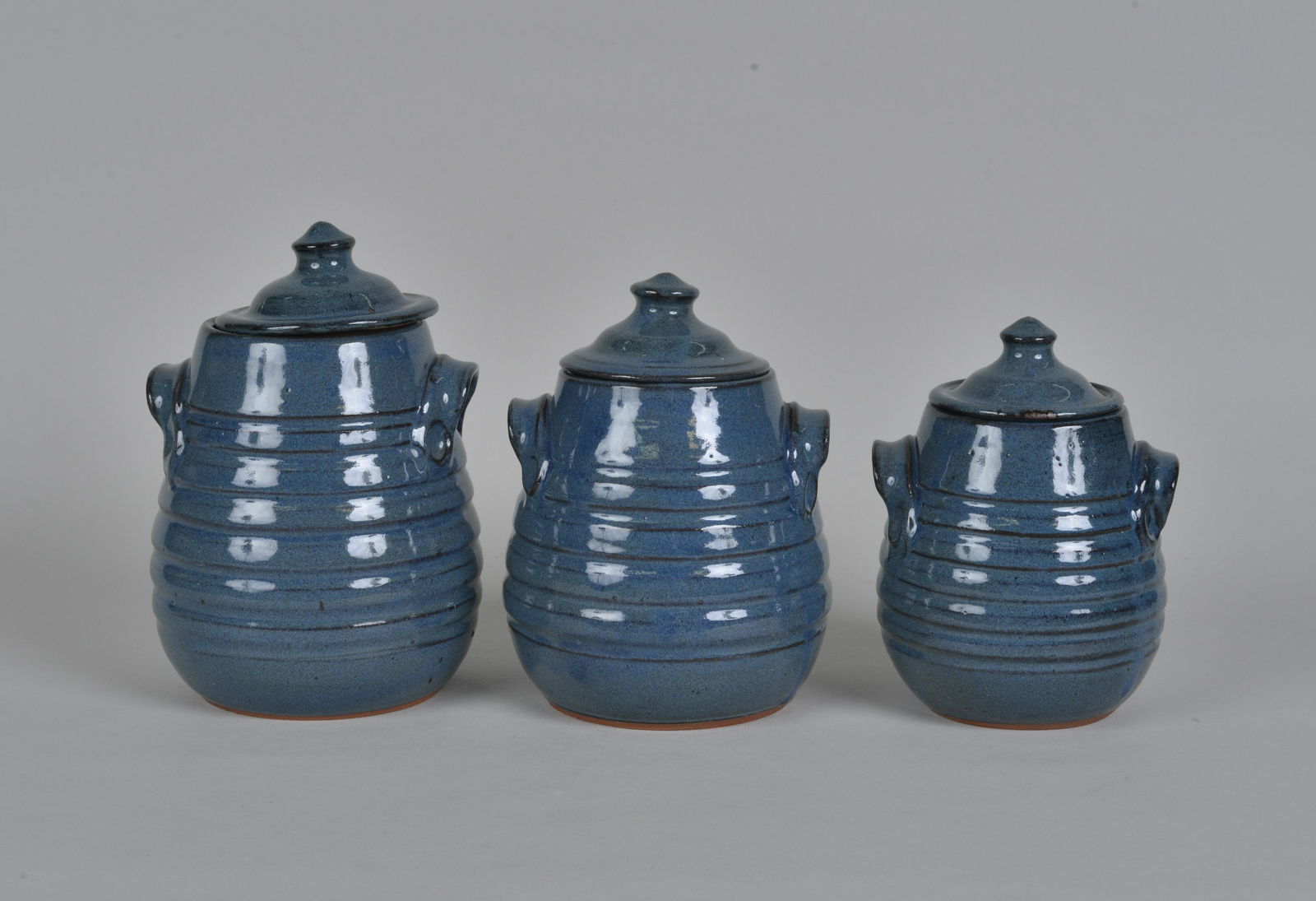 ML Owens lidded canister set 3 pieces (1 of 5)