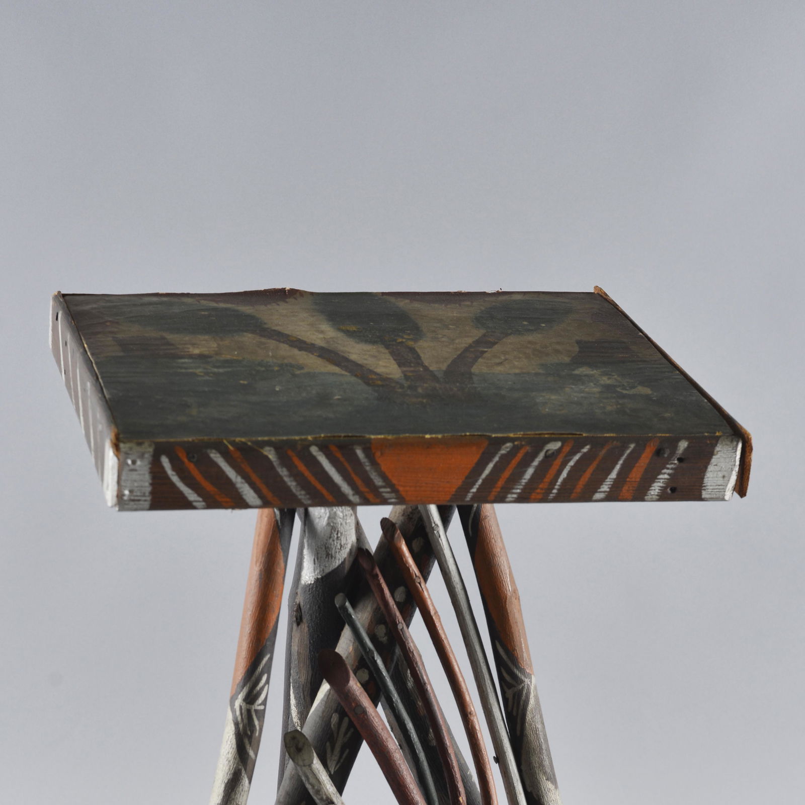 Folk Art Root Painted Table (1 of 6)