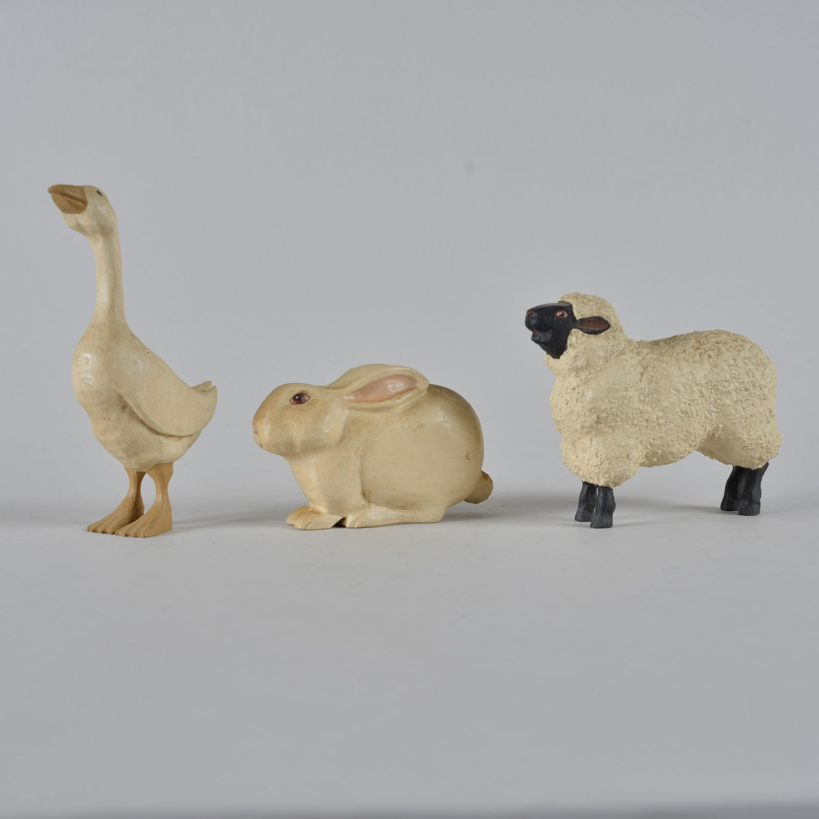 Folk Art Carved Animal Grouping (1 of 8)