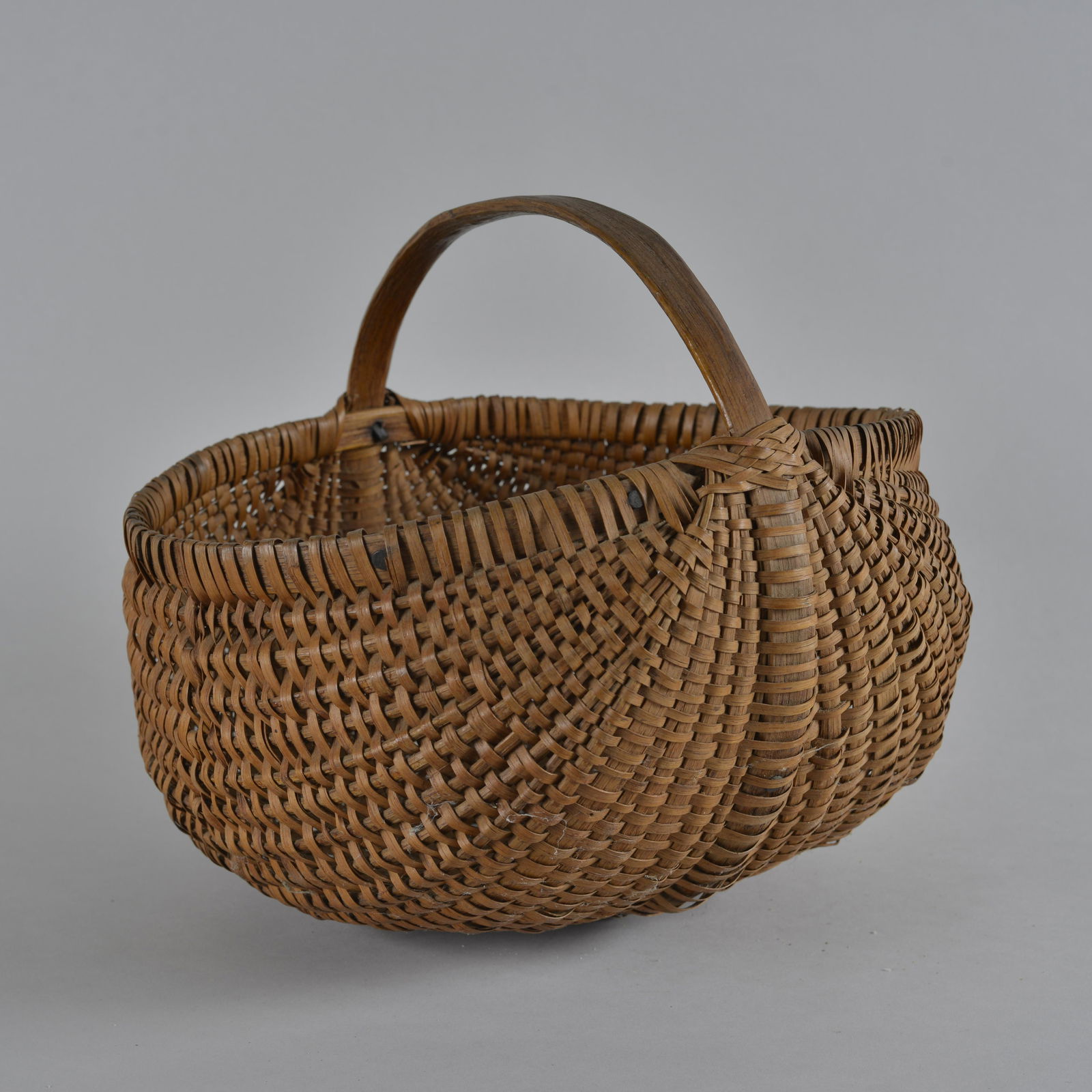 Antique Oak Split North Carolina Basket