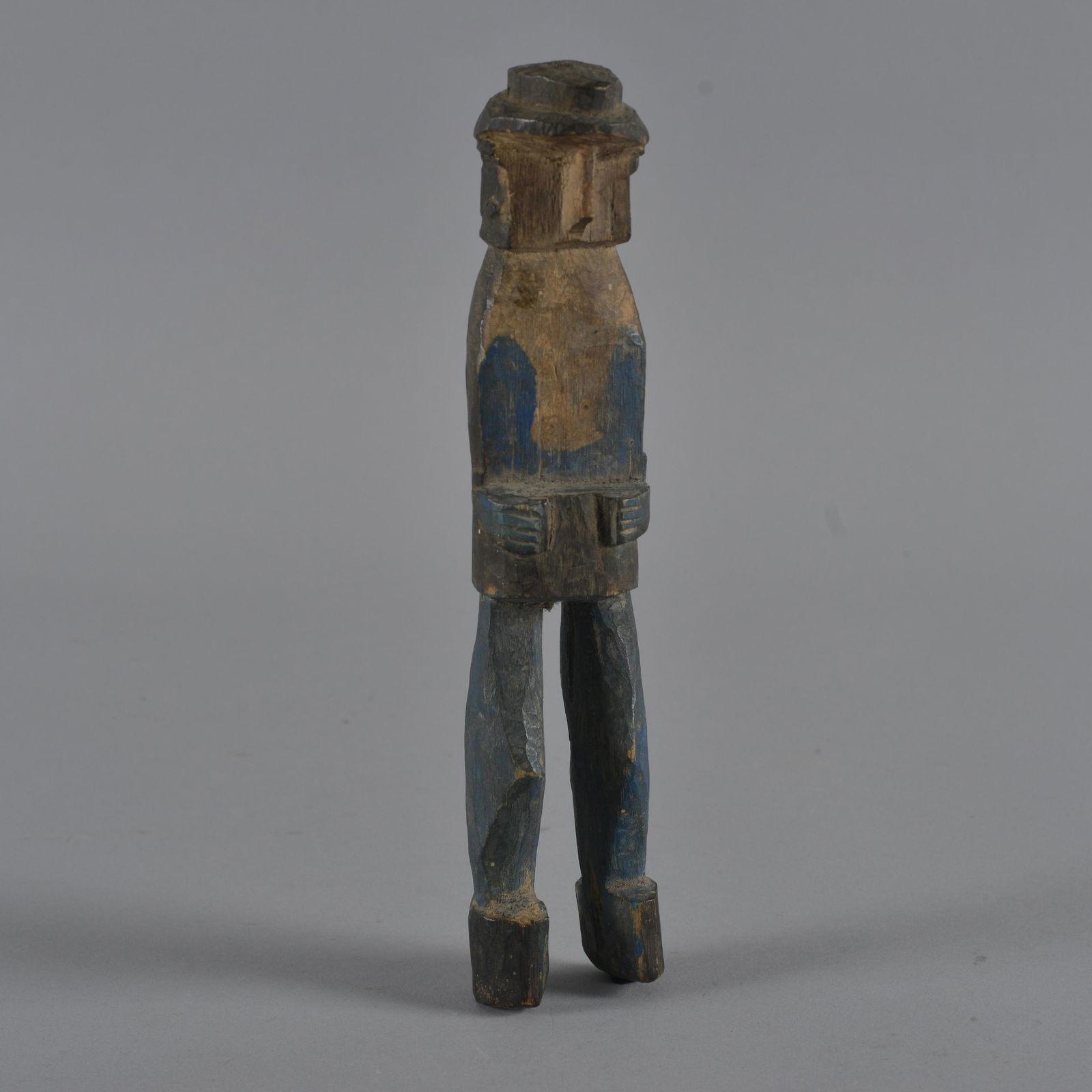Folk Art Carved Painted Figure (1 of 6)