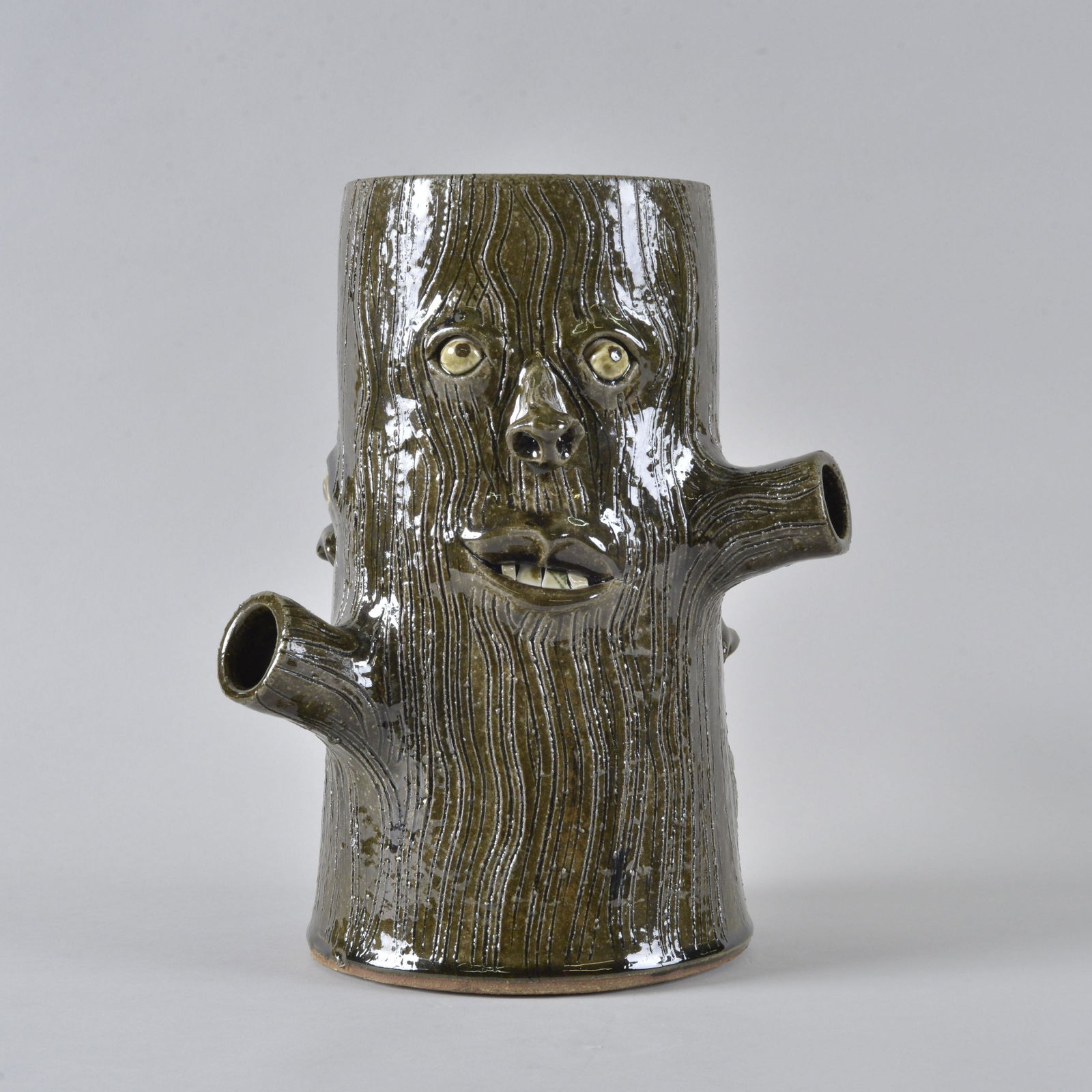 David Meaders Tree Vase Jug (1 of 7)