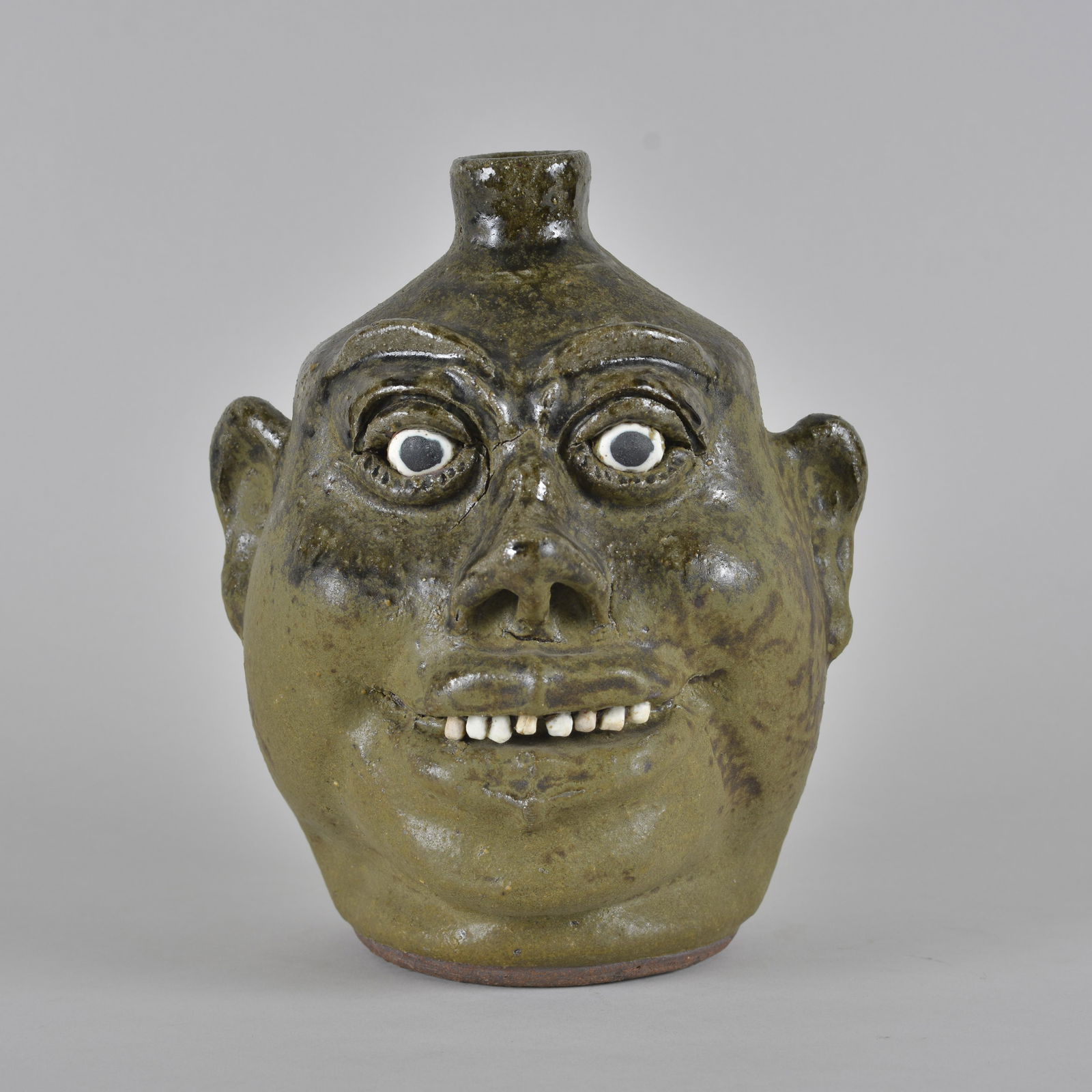 Lanier Meaders Face Jug African American Features (1 of 7)
