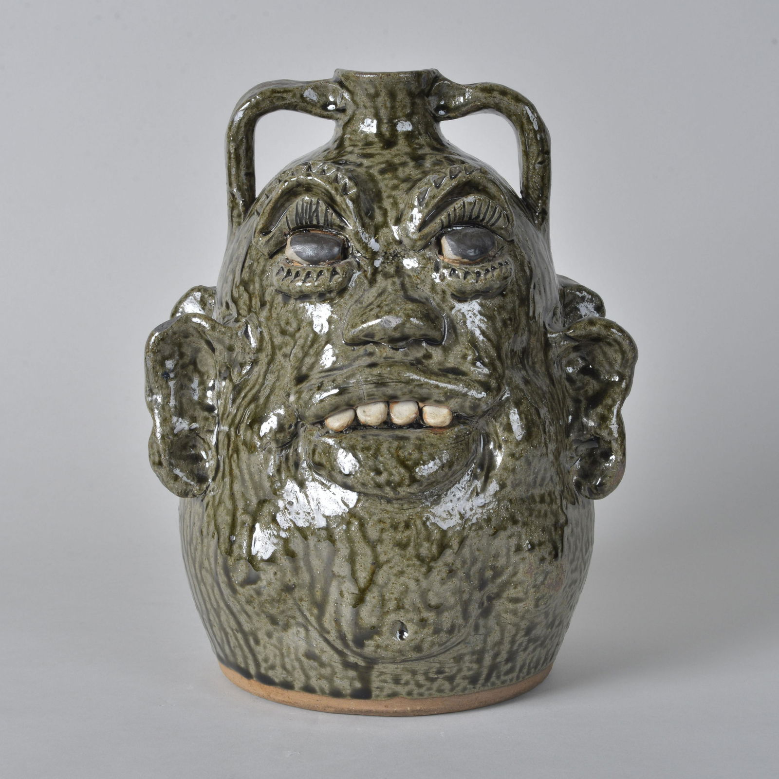 Clete CJ Billie Meaders Double Face Jug (1 of 7)