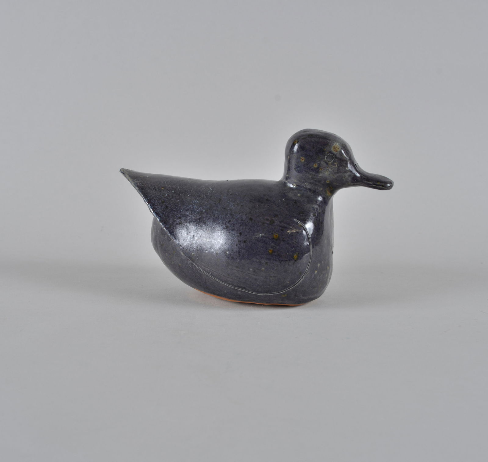 Jessie Meaders Folk Art Blue Duck (1 of 6)