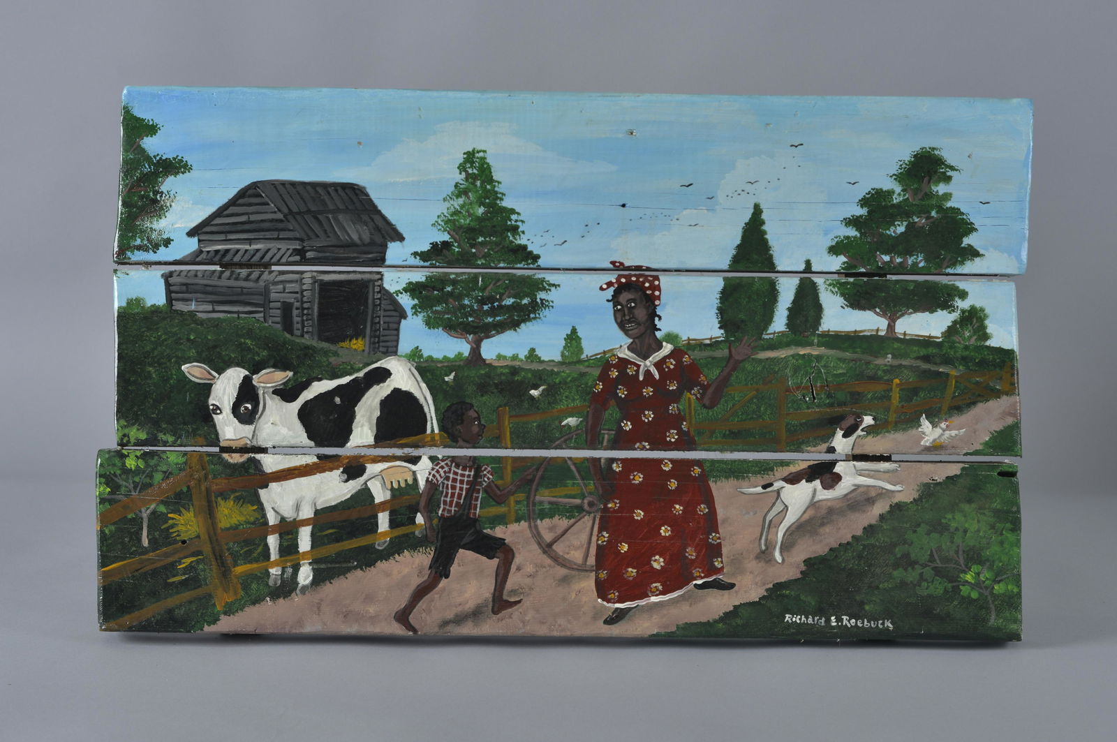 Richard Roebuck Painting on wood (1 of 6)