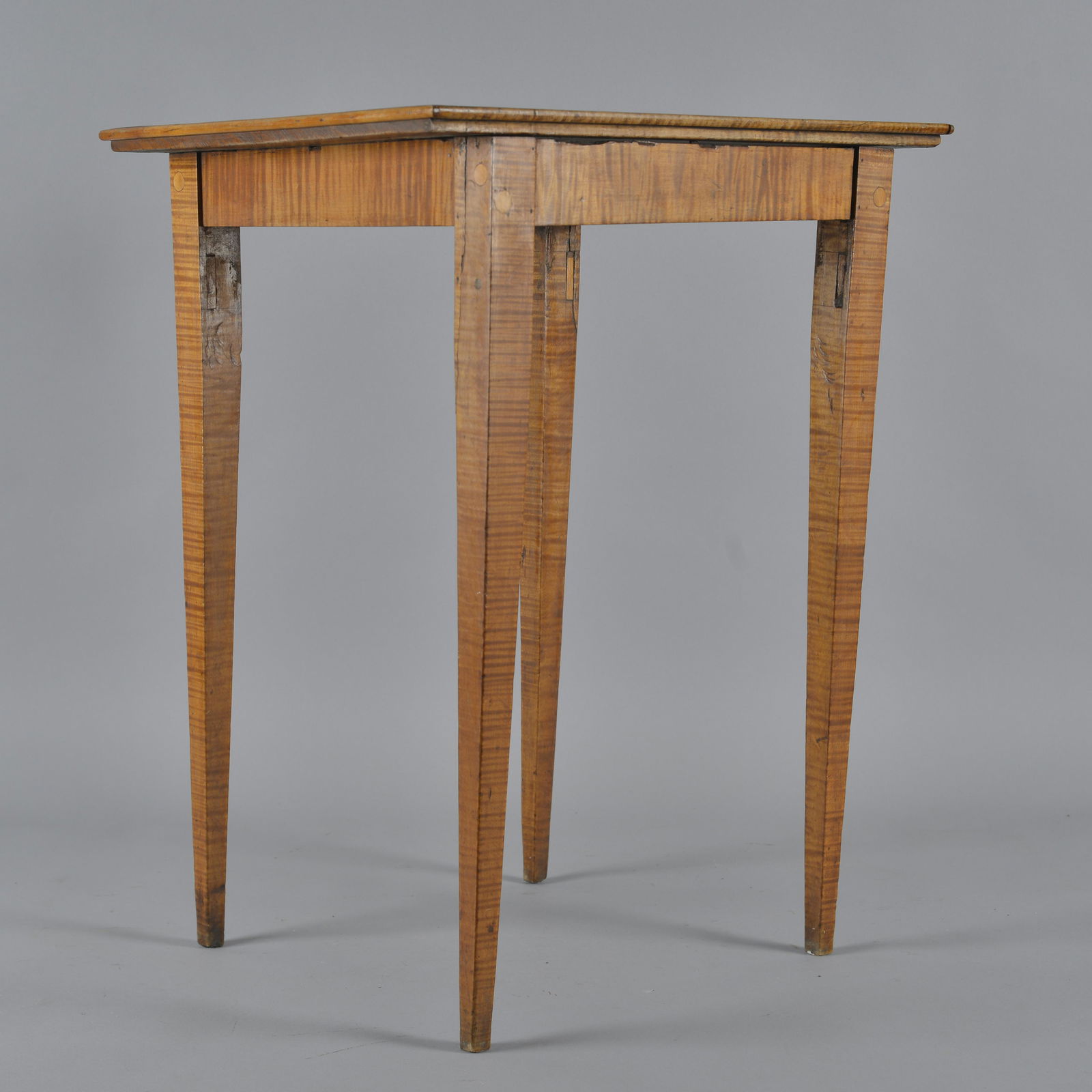 Tiger Maple Tapered Leg Table (1 of 5)