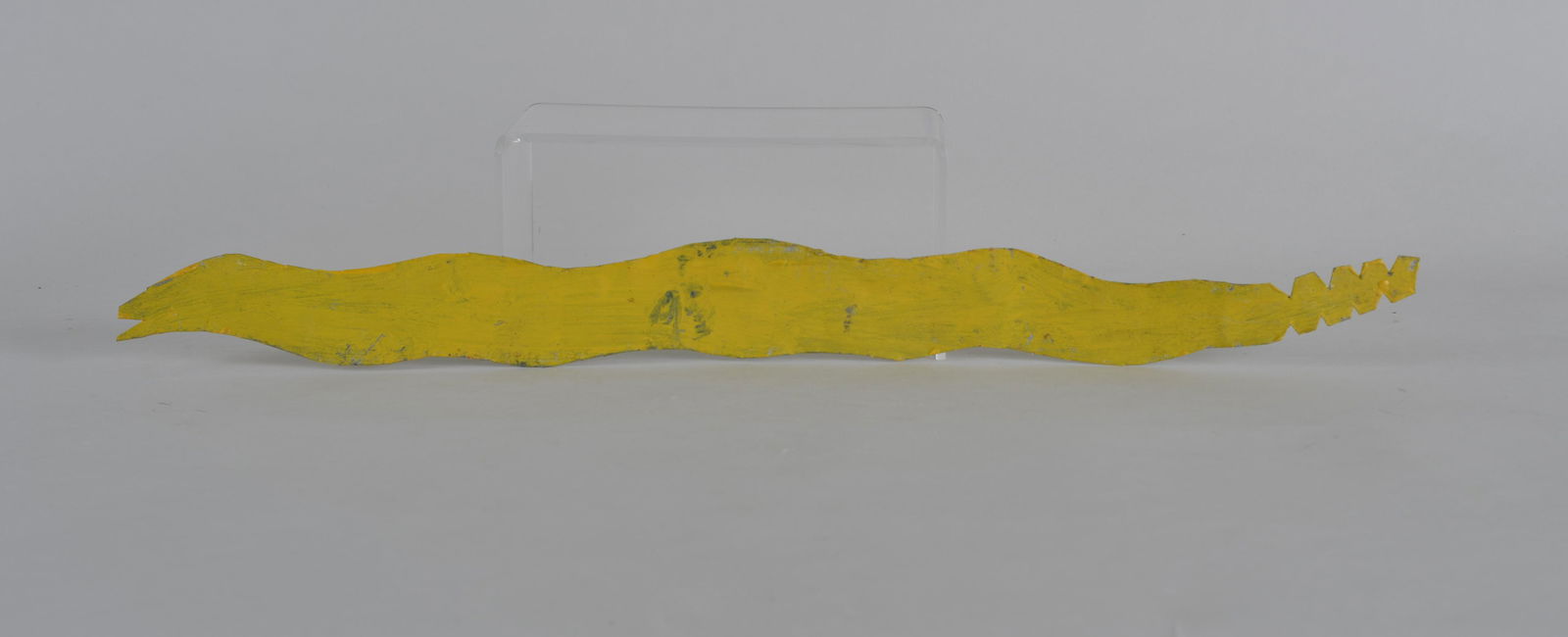 RA Miller folk art tin cut out snake (yellow) (1 of 5)
