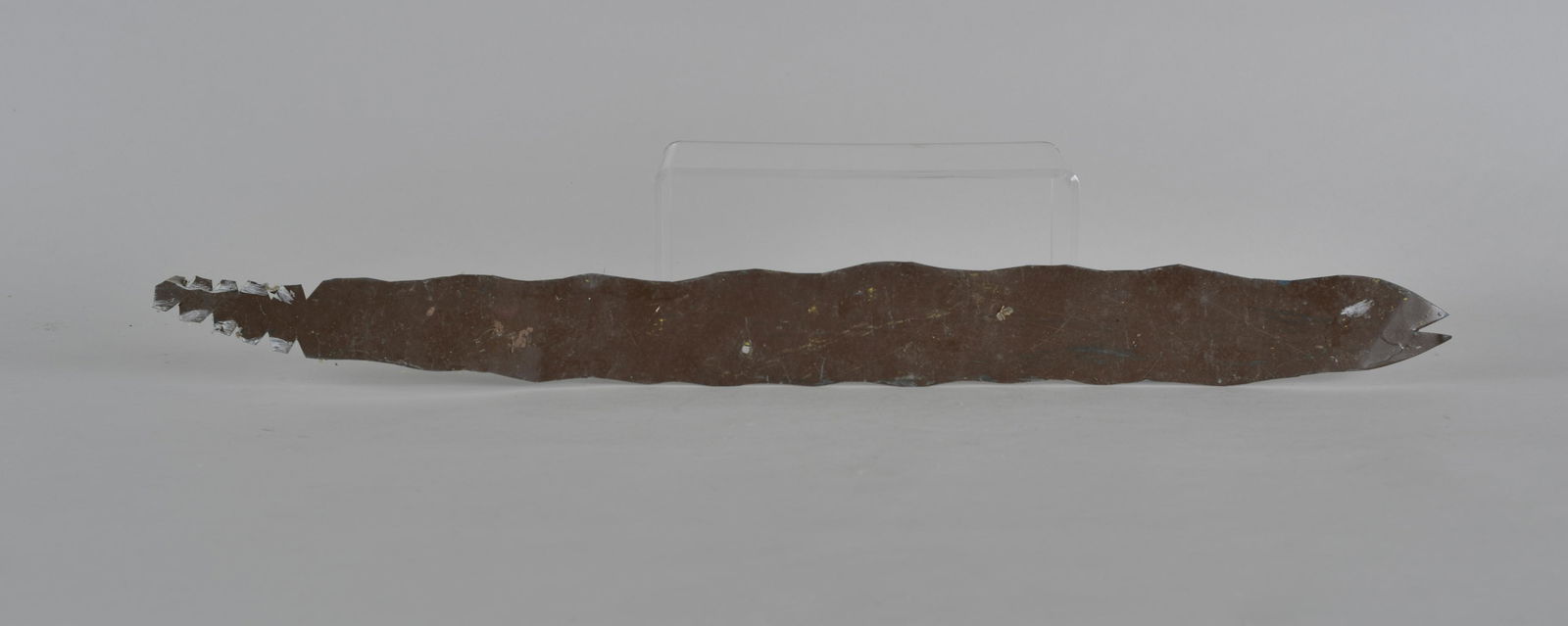 RA Miller folk art tin cut out snake (brown) (1 of 4)