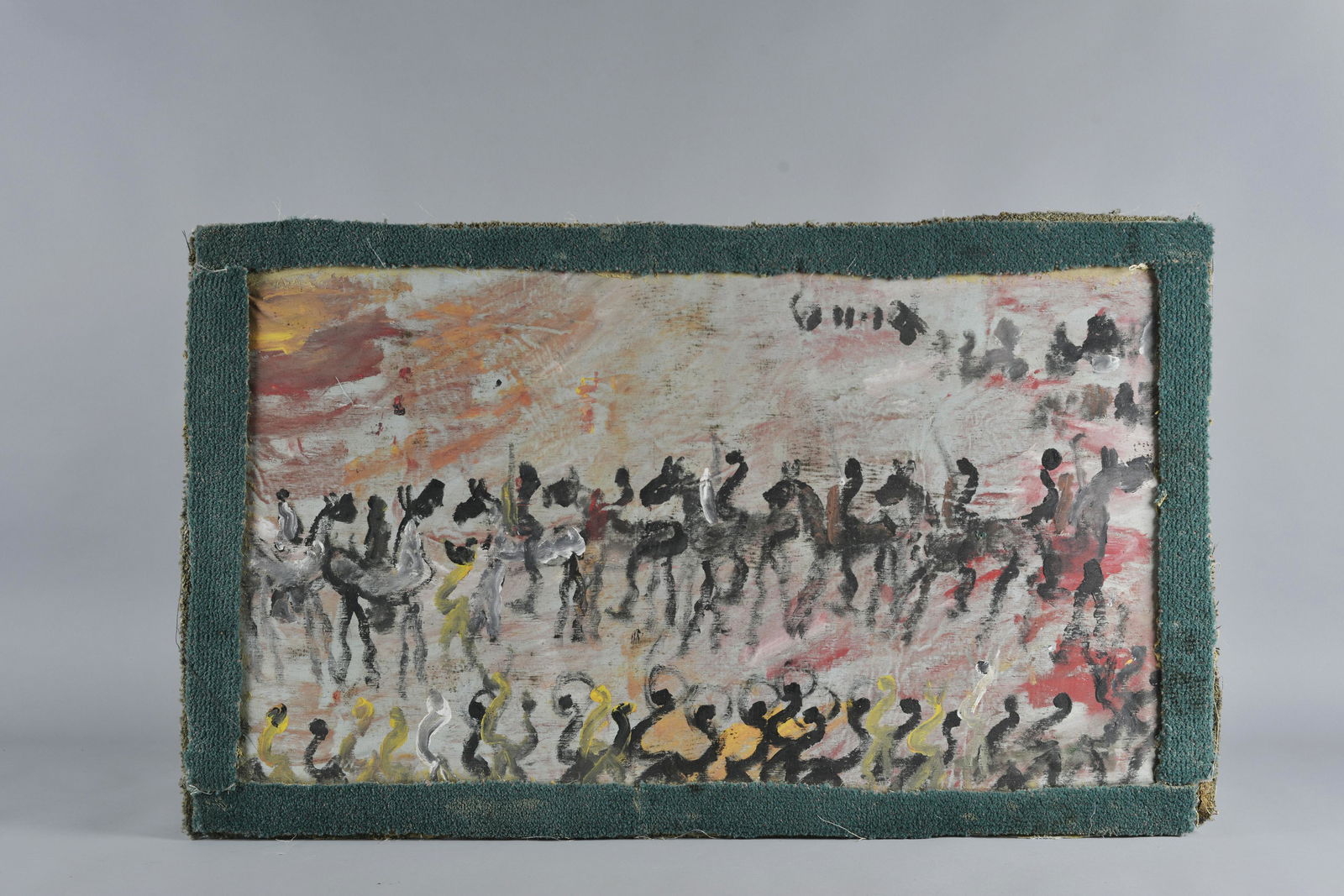 Purvis Young (1943-2010) American Outsider Folk Art 46" (1 of 8)