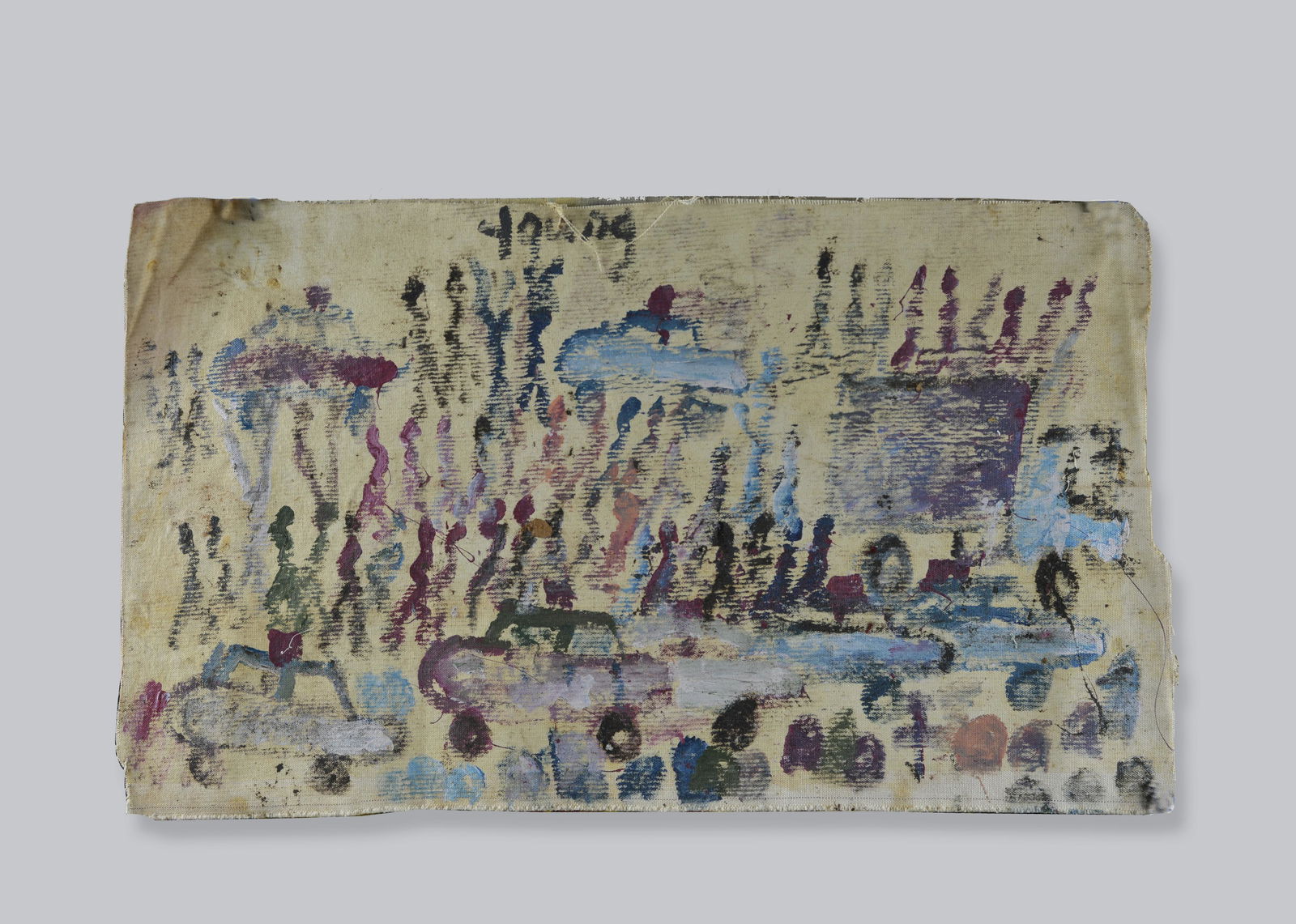 Purvis Young (American, 1943-2010) Outsider Folk Art (1 of 7)