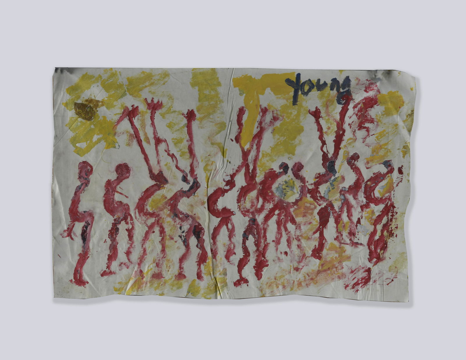 Purvis Young 1943-2010 American Outsider Folk Art LARGE (1 of 5)