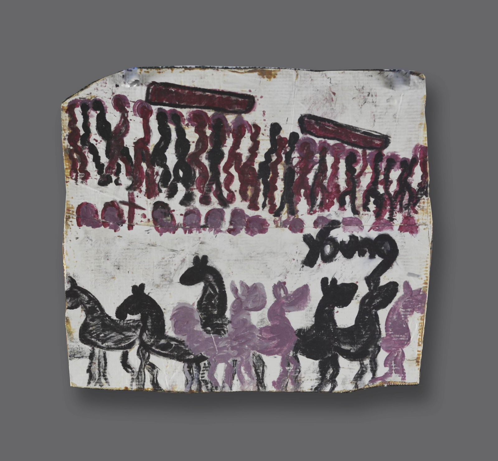 Purvis Young 1943-2010 American Outsider Folk Art (1 of 6)