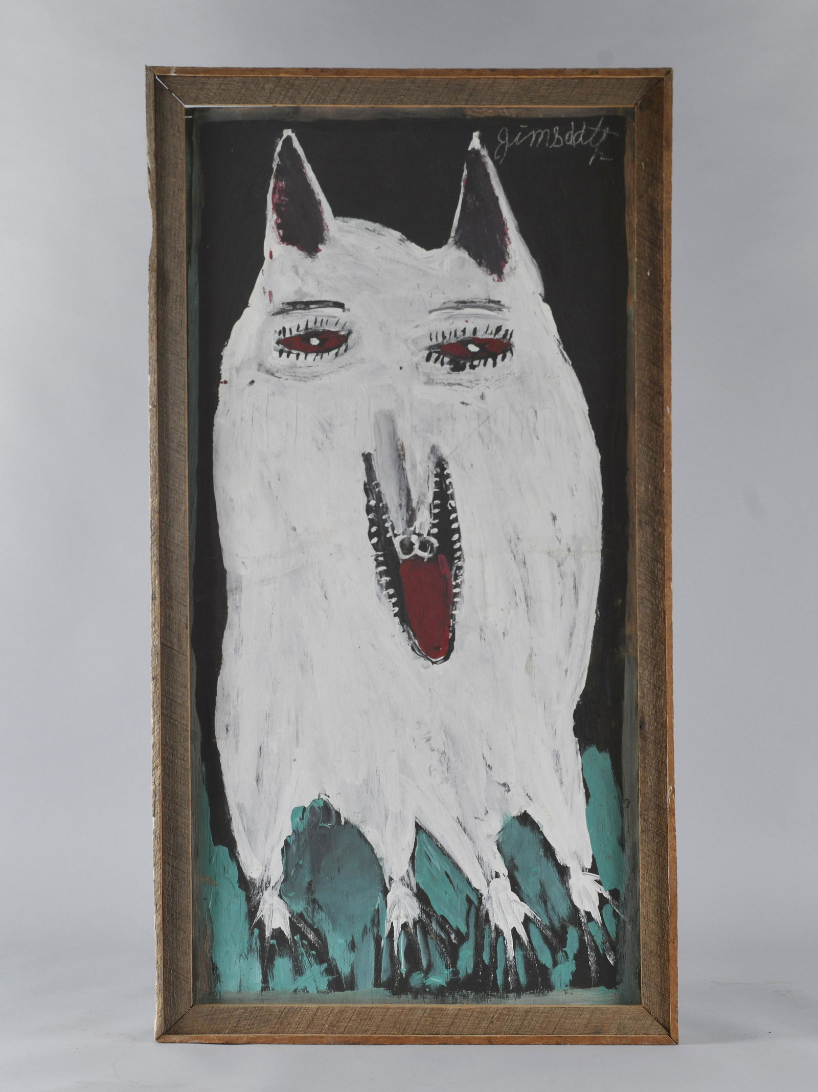 Jimmy Lee Sudduth Folk Art Painting Toto (1 of 6)