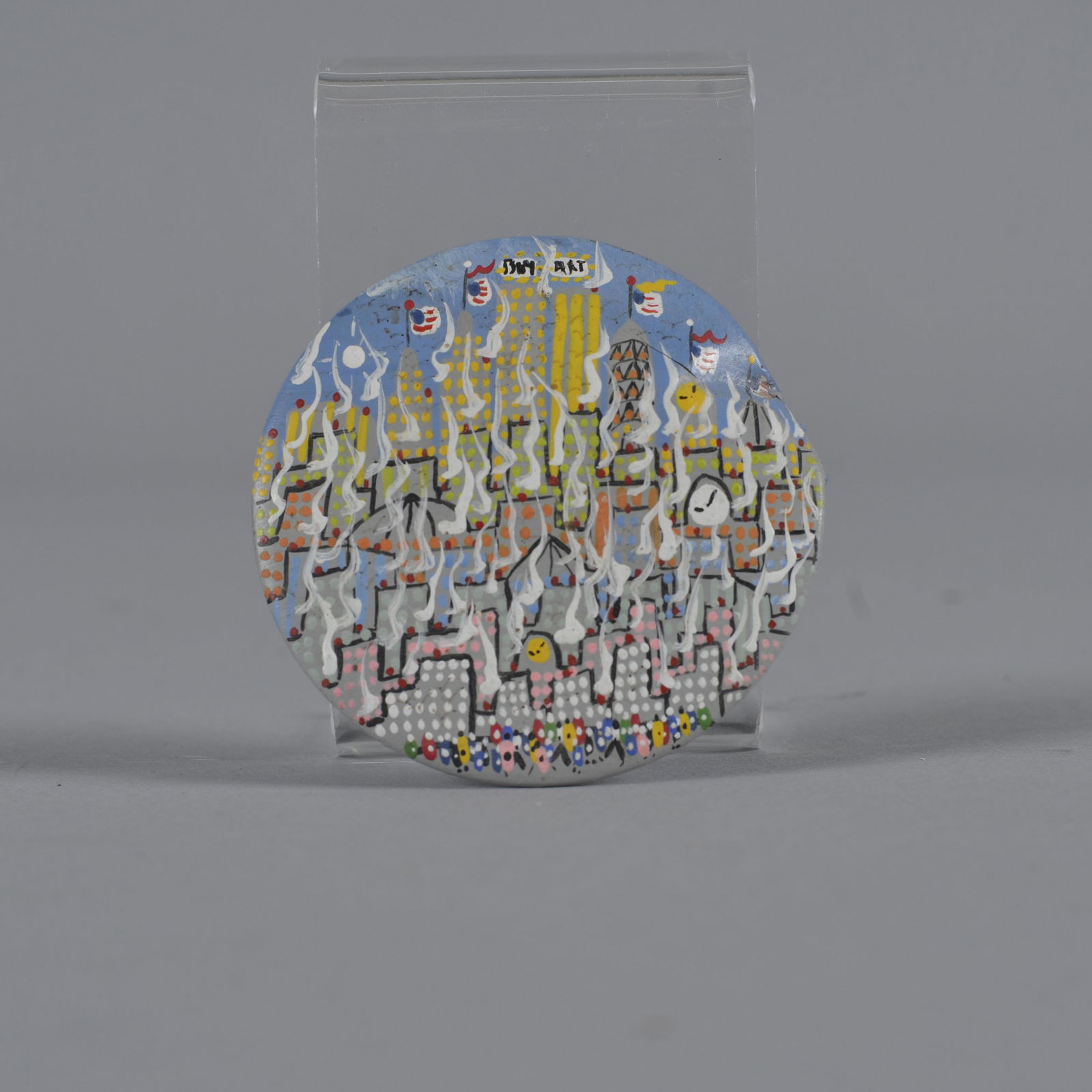 Benny Carter folk art miniature button (1 of 3)