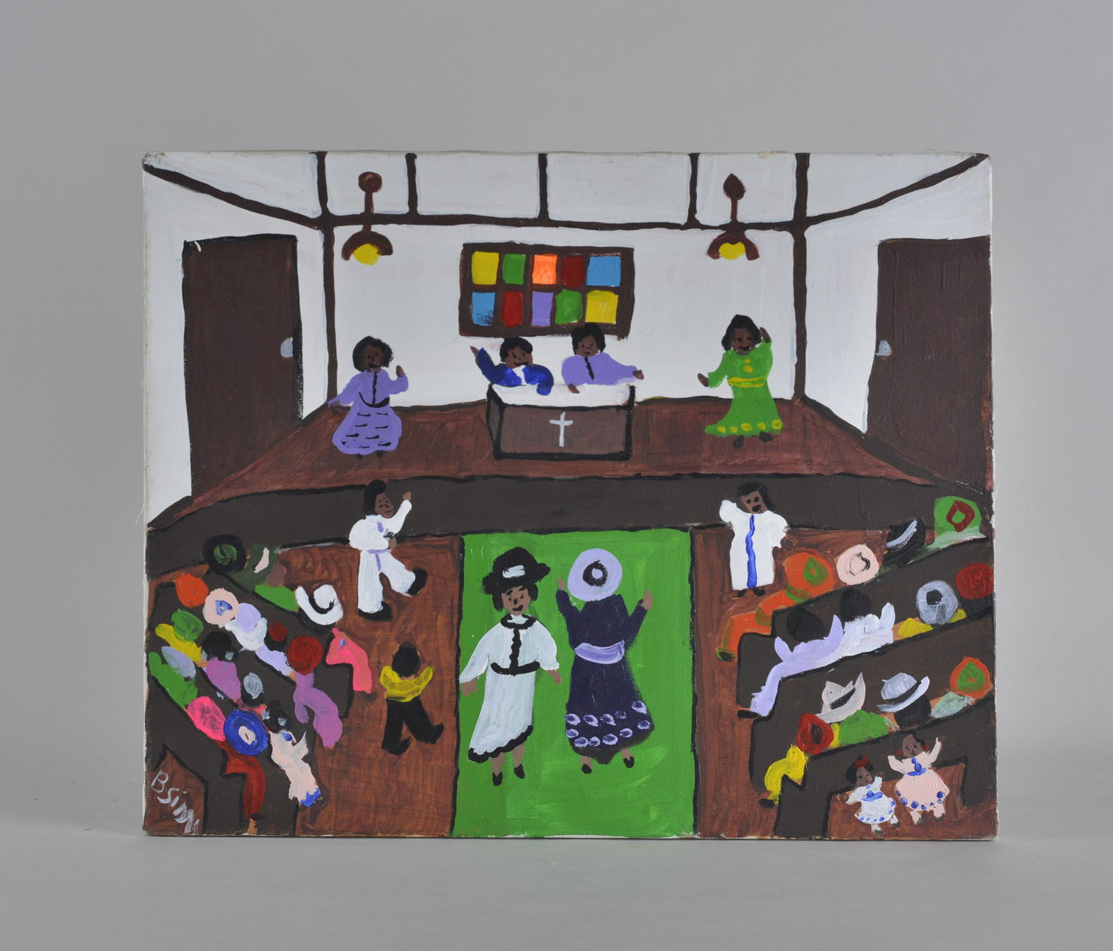 Bernice Sims (African American, Alabama) folk art (1 of 2)