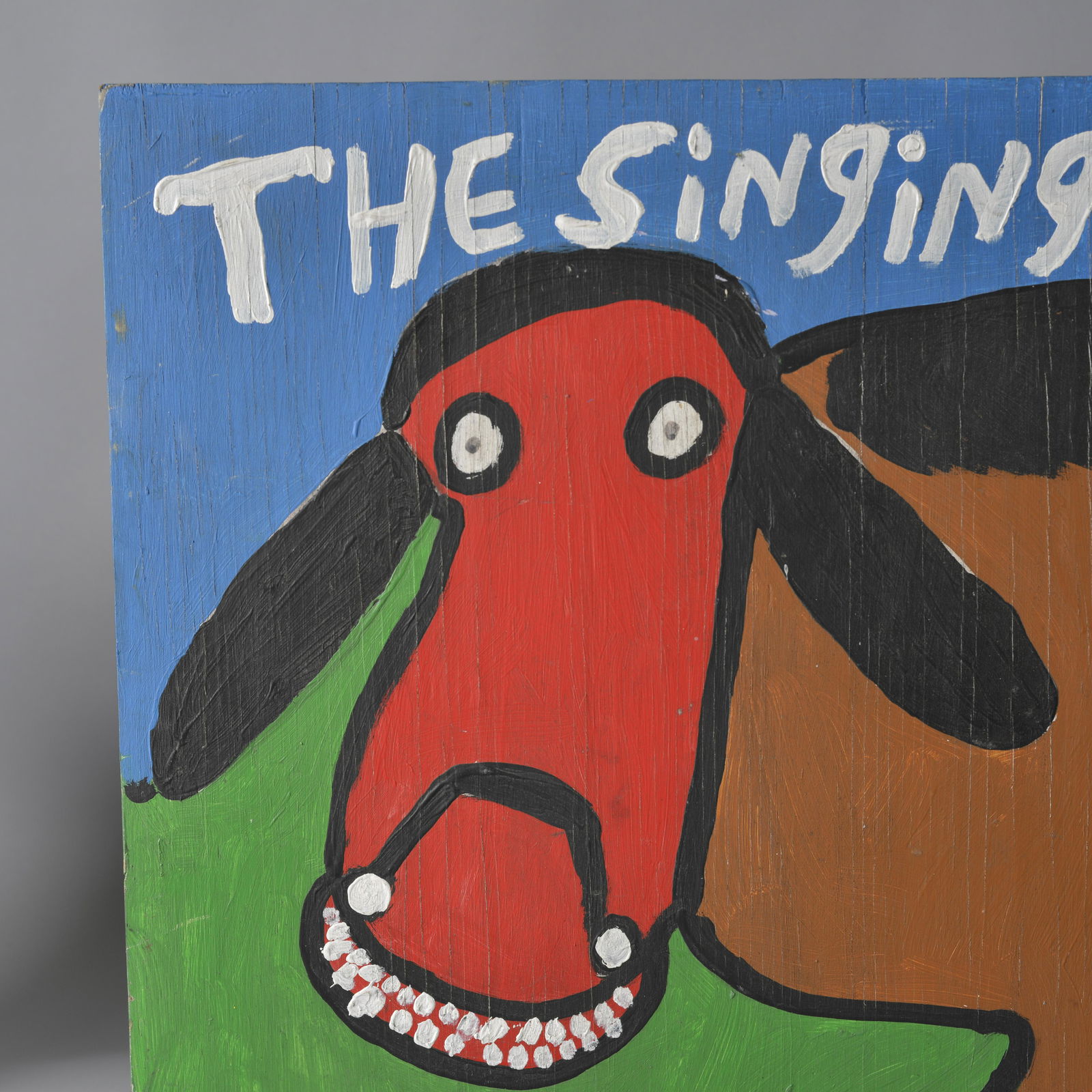 Ruby Williams Folk Art Painting signed RCW LARGE (1 of 6)