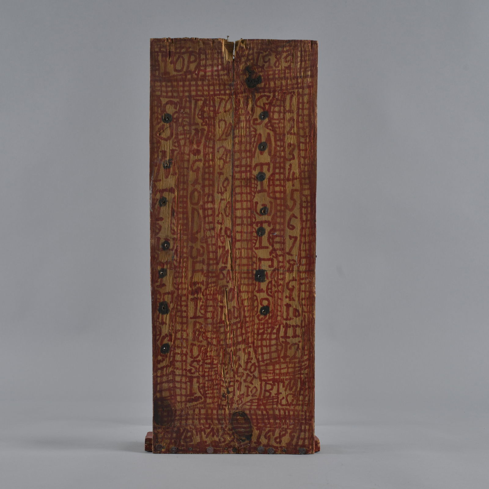 ZB Armstrong doomsday calendar on wood (1 of 7)