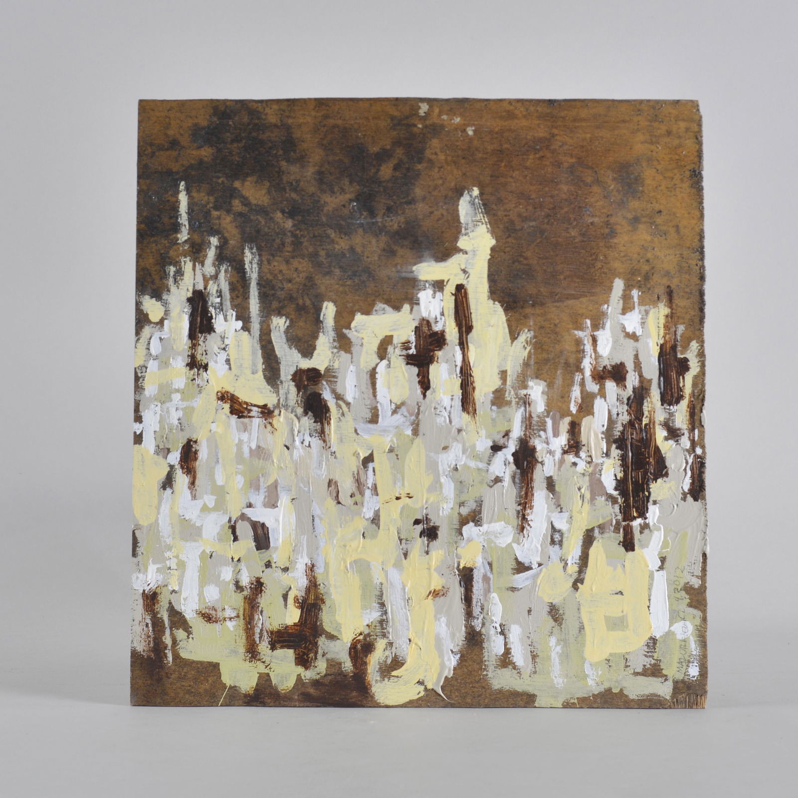 Matthew Mazurkiewkz painting on board (1 of 5)