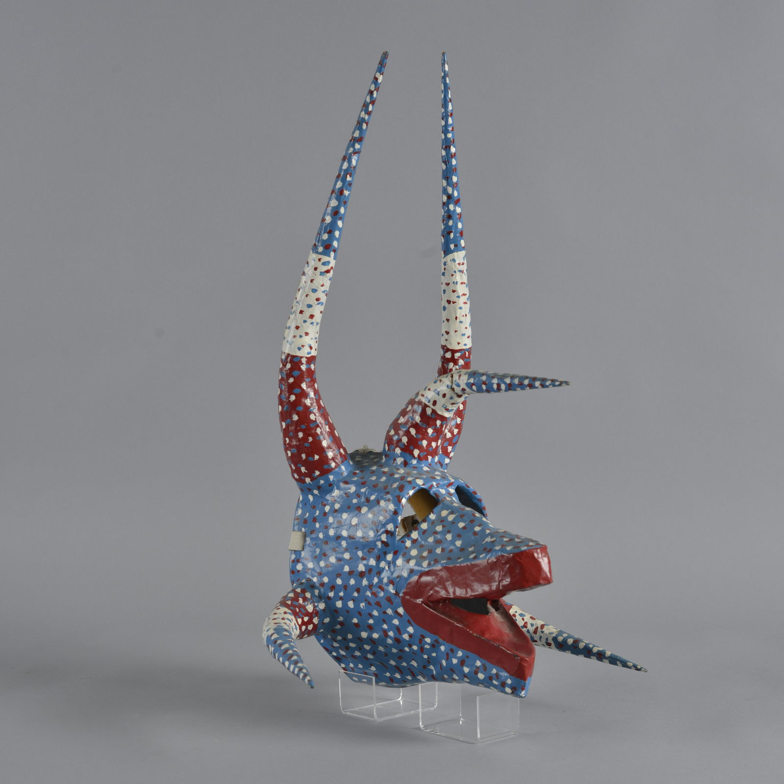 Folk Art Madi Gras Mask (1 of 6)