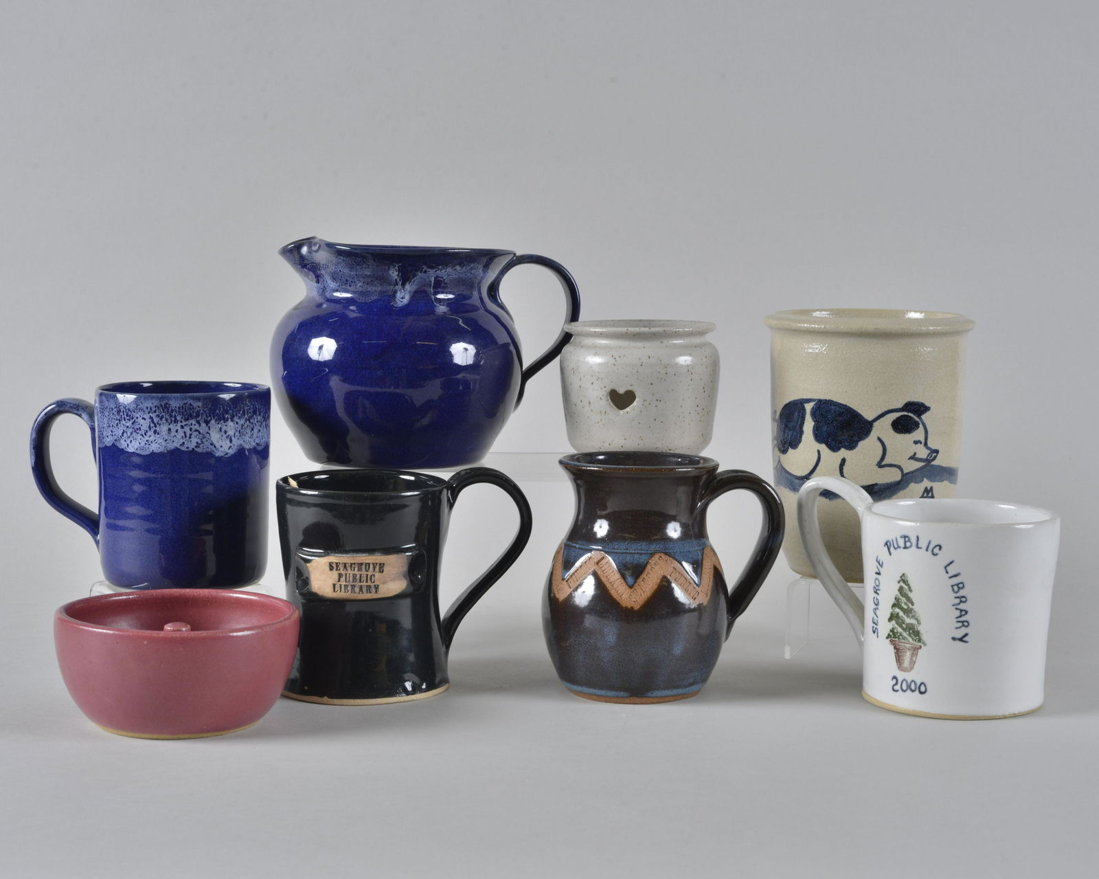 Seagrove NC Pottery lot (8 pieces) (1 of 4)