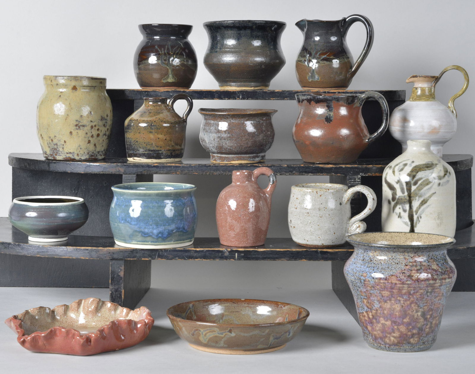 NC Studio Pottery lot (16 pieces) (1 of 12)