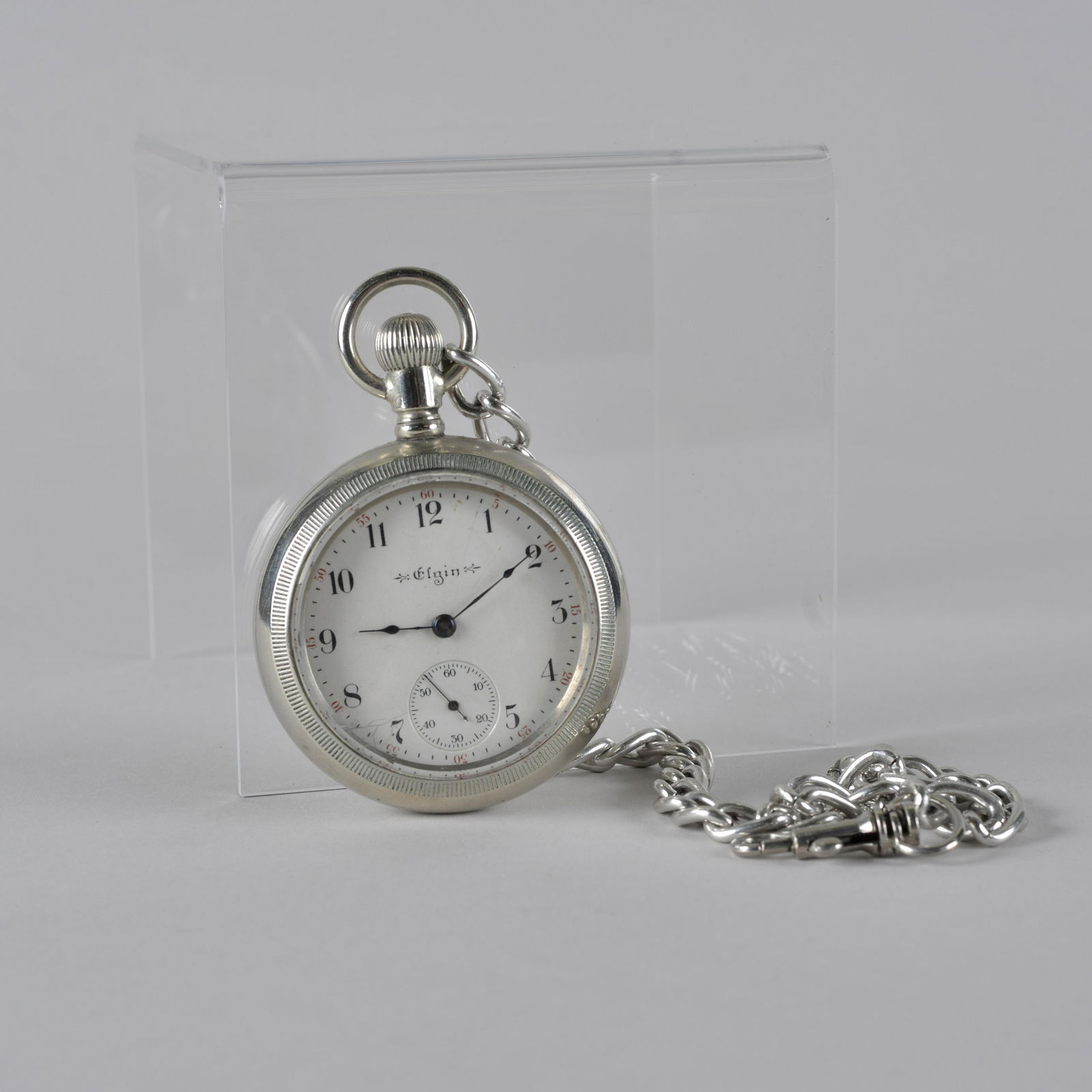 Elgin Biscuit Pocket Watch size 18 (1 of 3)