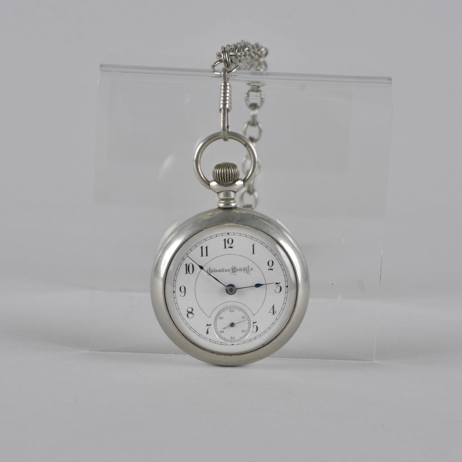 Columbus Watch co. pocket watch (1 of 3)