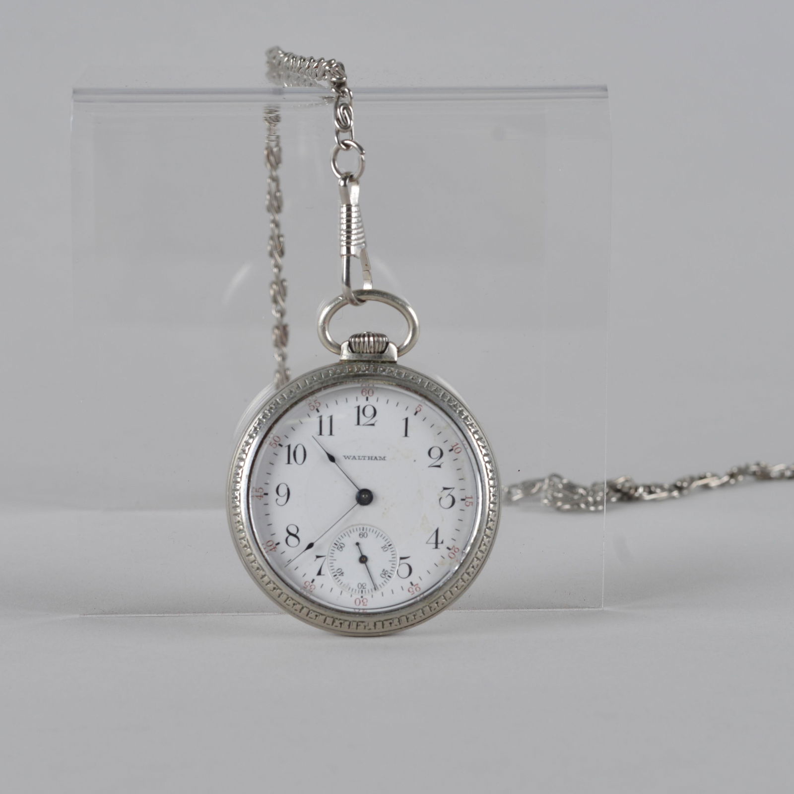 American Waltham Watch co. Pocket watch: ser 15121190 190611907 adjusted, 17 jewels, size 16