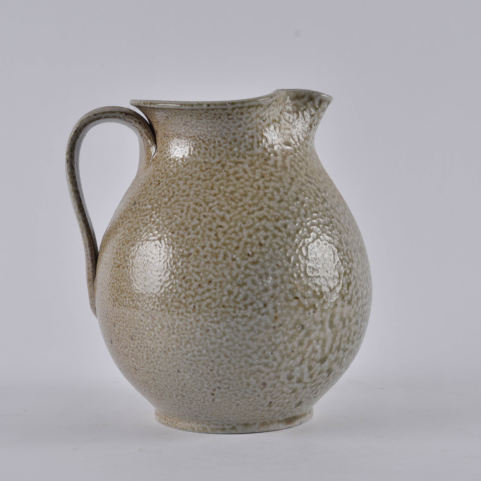 Jugtown Ware salt glaze pitcher 1977 (1 of 4)