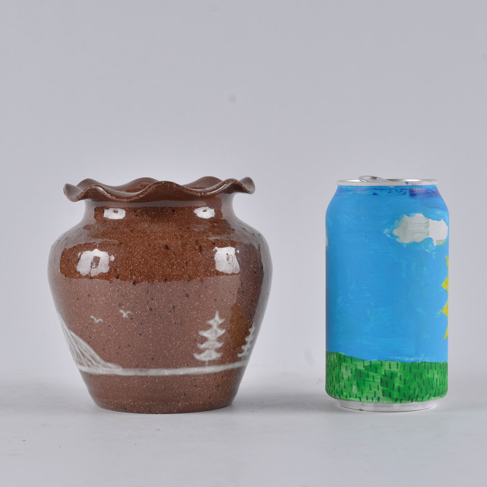 CB Craven Tobacco Rd decorated vase (1 of 3)