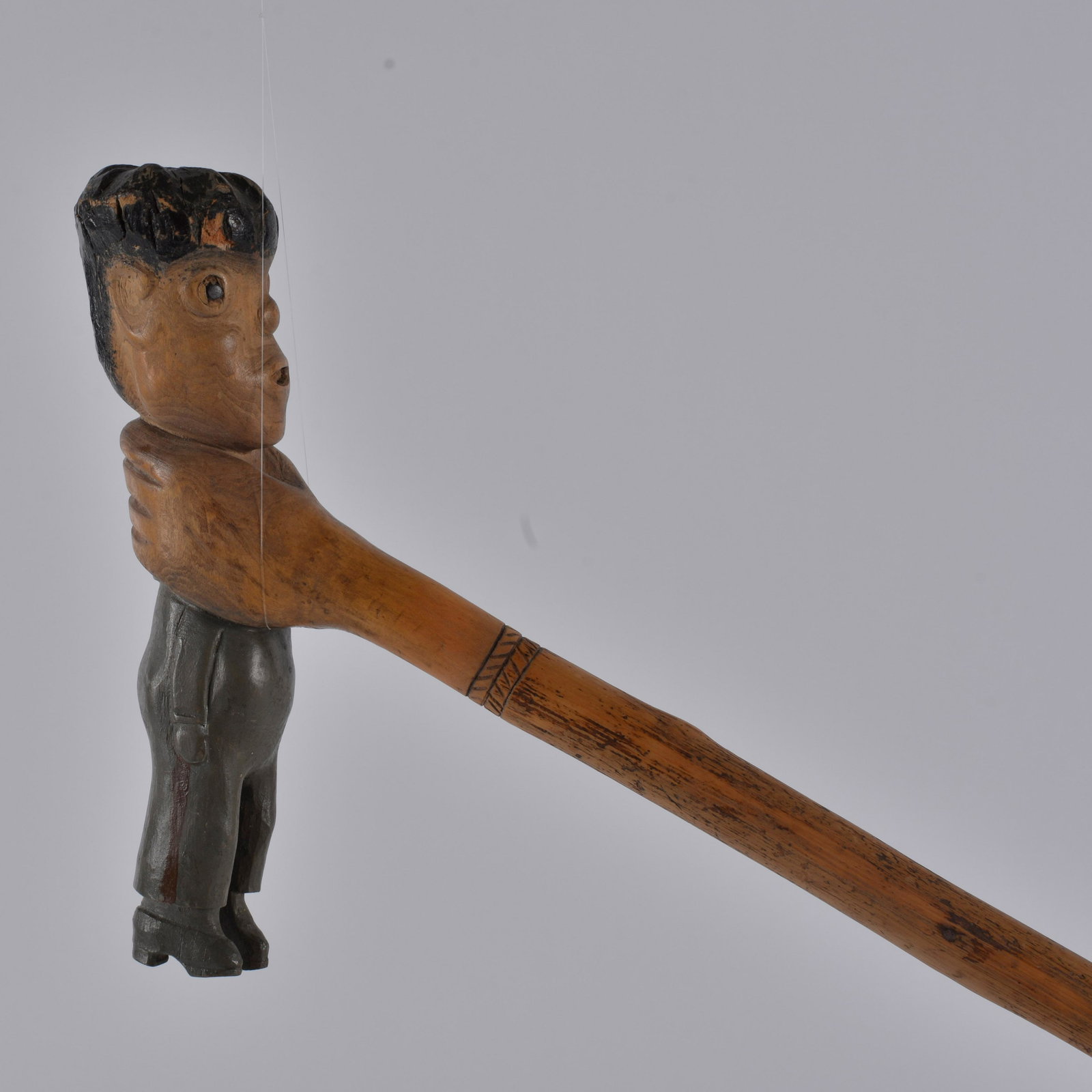 Miles Beam NC Folk Art Cane Painted (1 of 8)