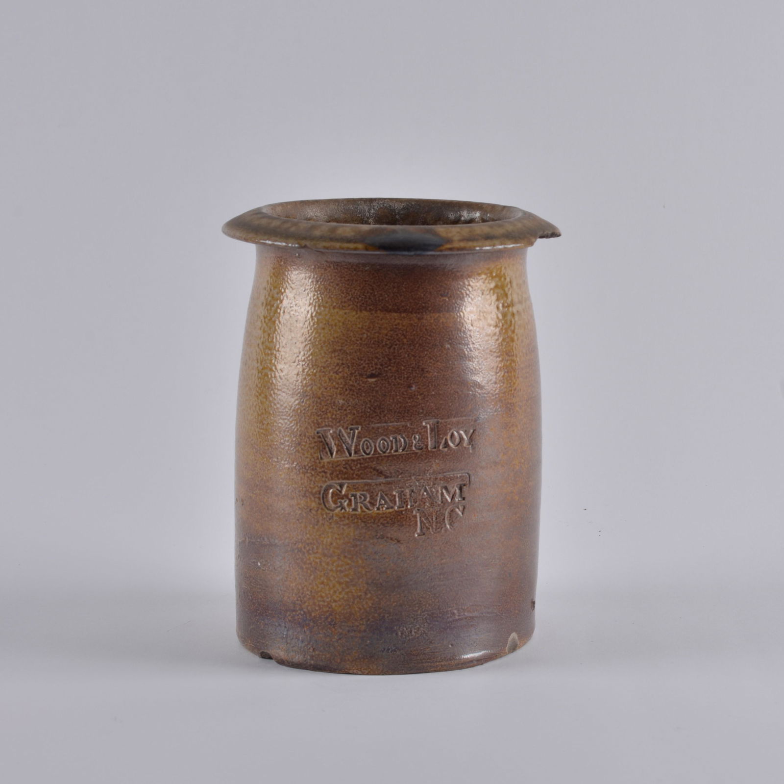 Wood & Loy Graham NC Salt Glaze Jar (1 of 7)