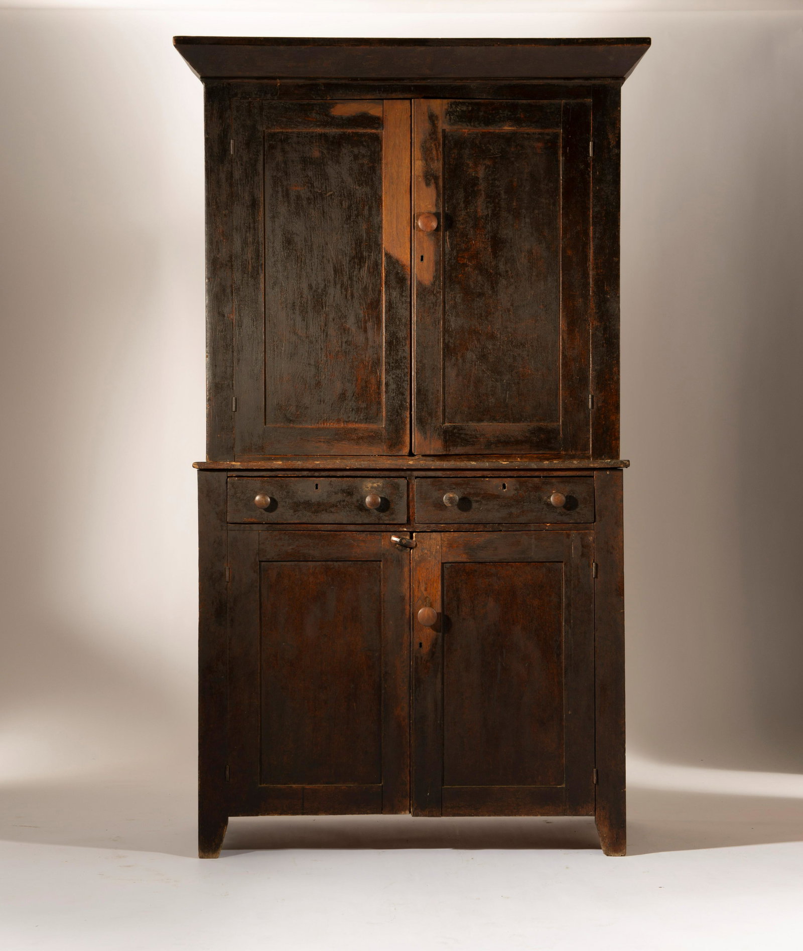 Shenandoah Valley Painted Stepback Cupboard (1 of 9)