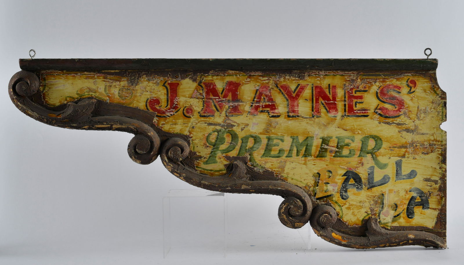 J. Maynes Trade Sign ca. 1890 (1 of 5)