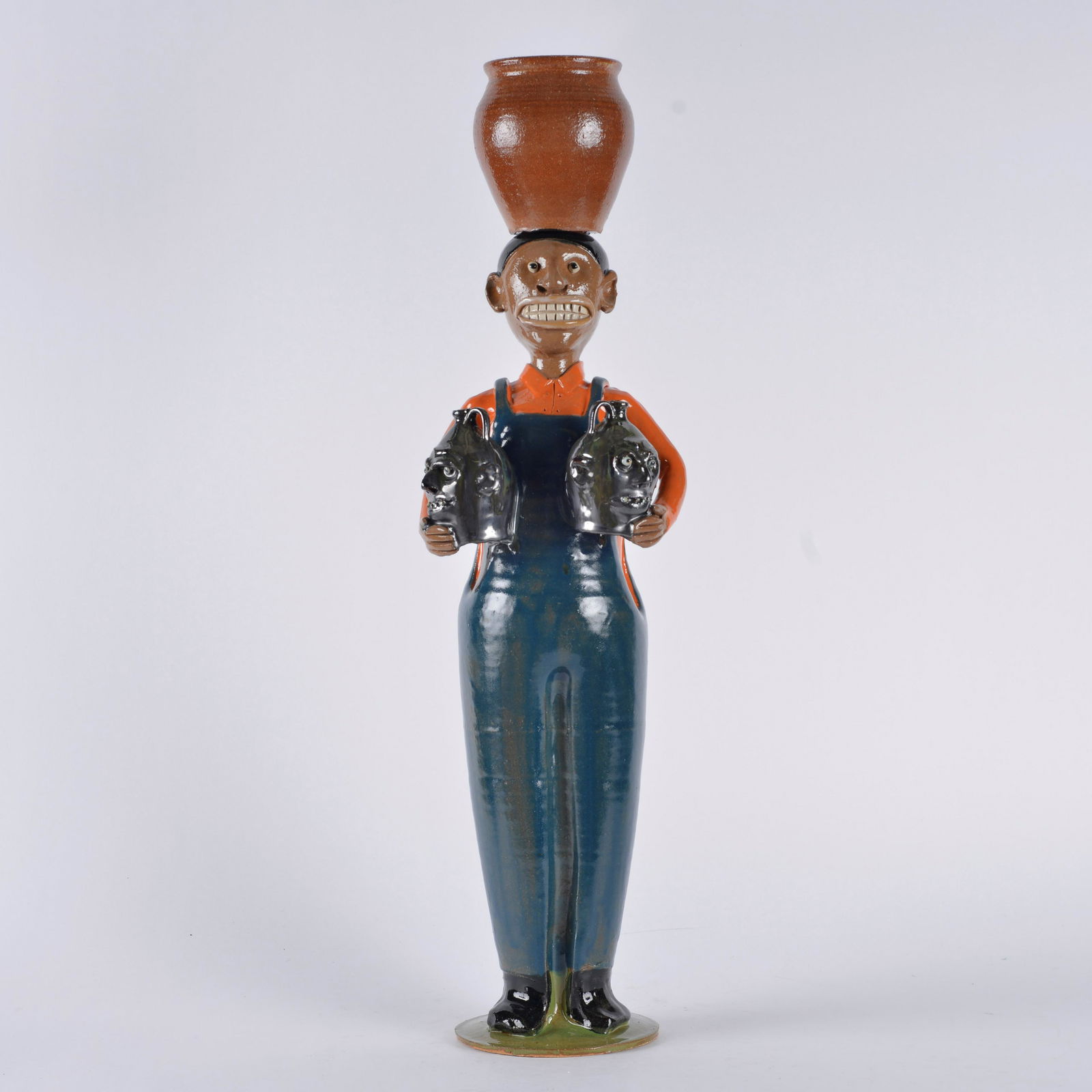 Marvin Bailey Folk Pottery Statue (1 of 5)