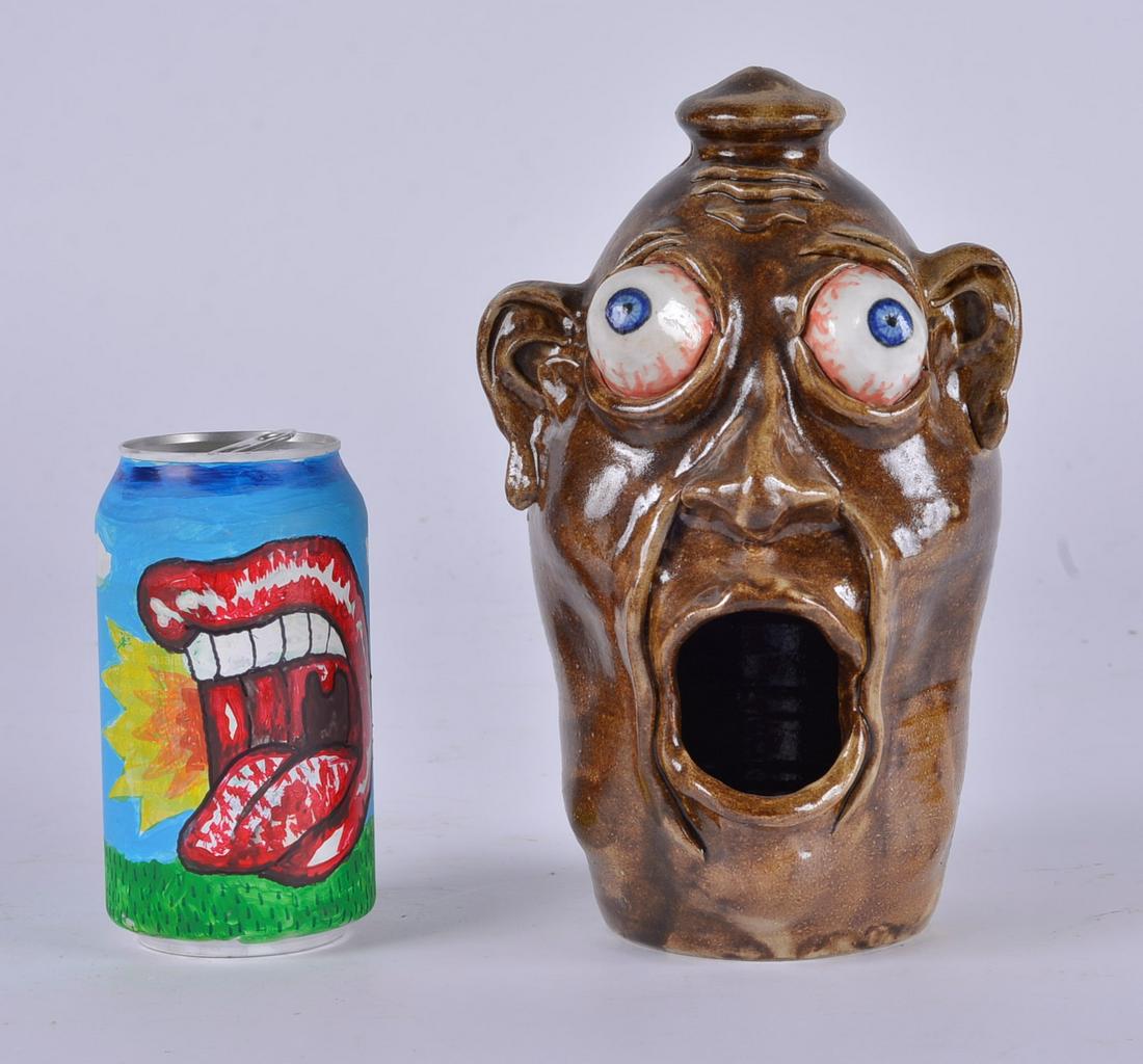 Stacy Lambert Bird House Face Jug (1 of 5)