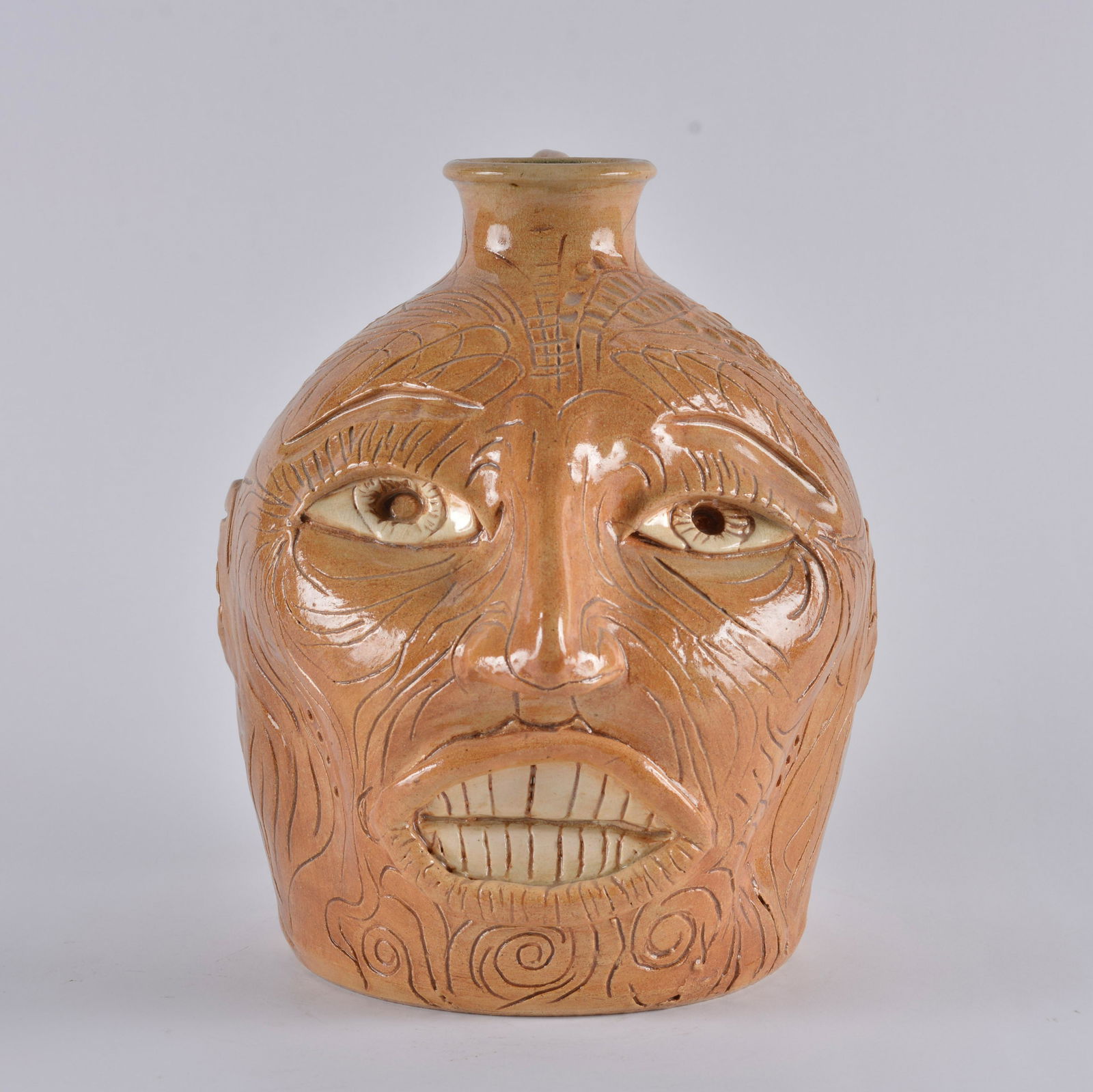 Winton and Rosa Eugene Face Jug (African American) (1 of 6)