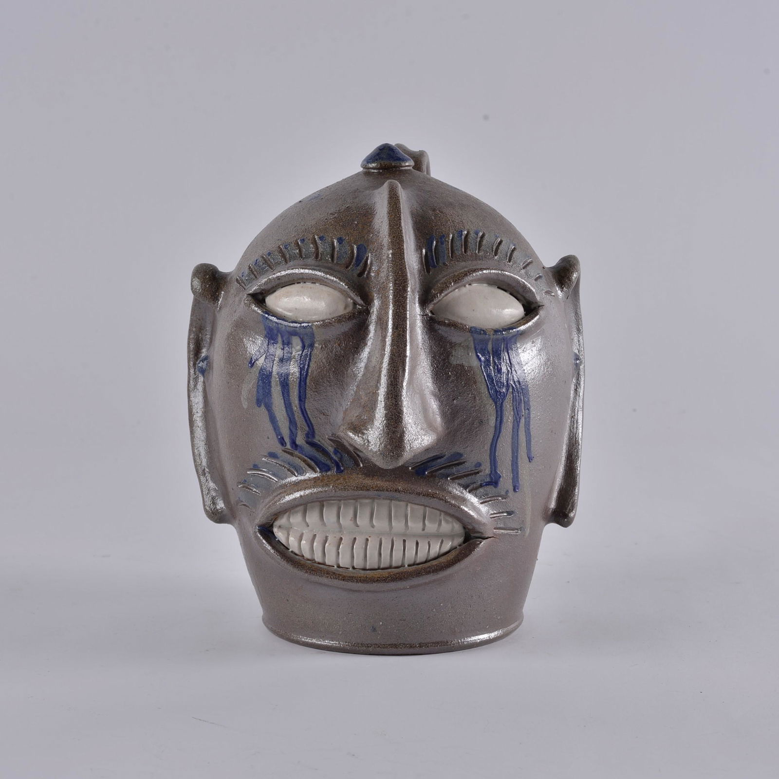 Billy Ray Hussey Wig Stand face jug (1 of 4)