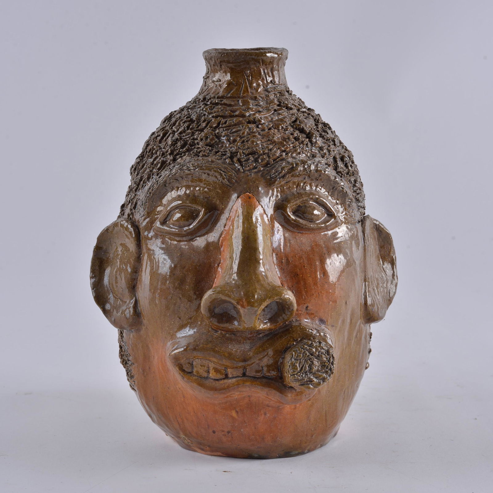 Ellen Martin Face Jug "cigar" (1 of 5)