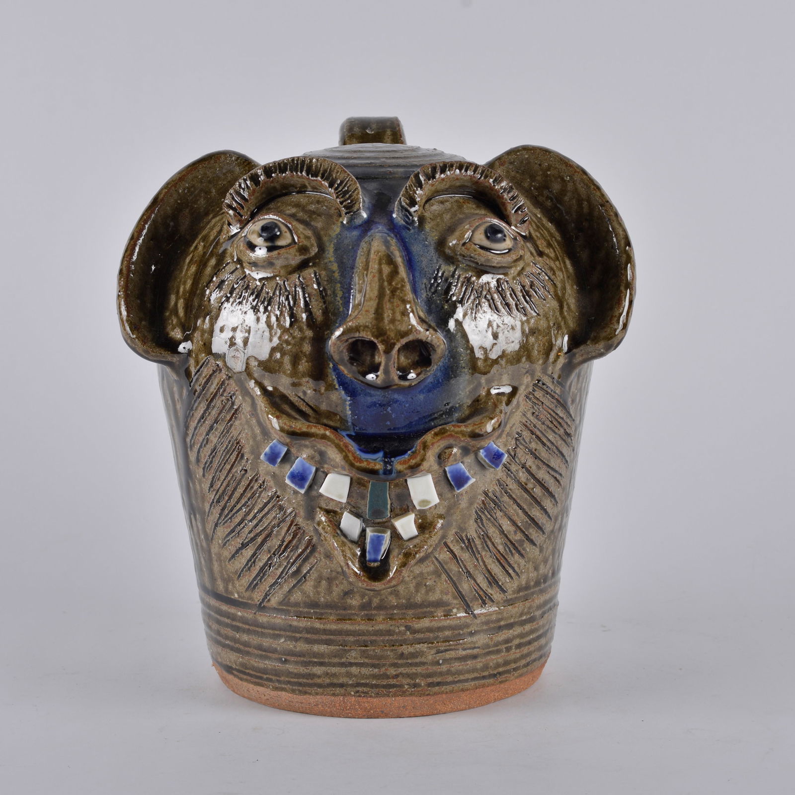 Charles Lisk Bald Head face jug (1 of 5)