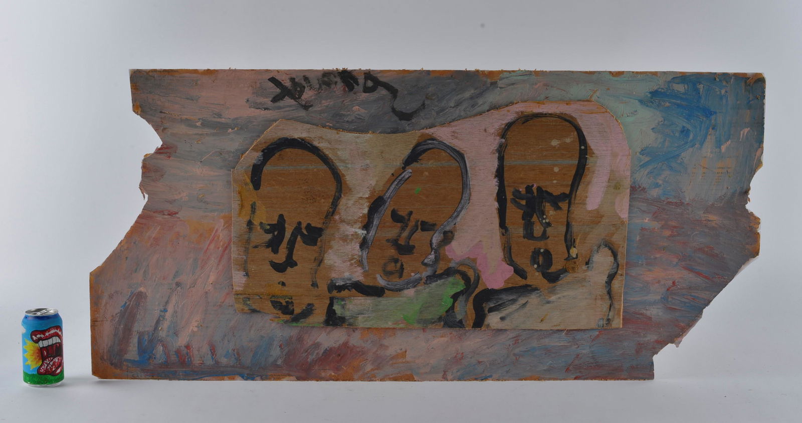Purvis Young Painting (3 brothers) (1 of 7)