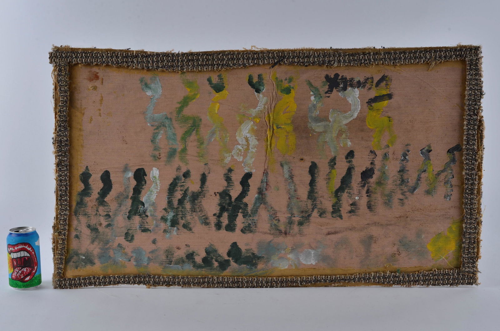 Purvis Young Painting (canvas and carpet) (1 of 10)